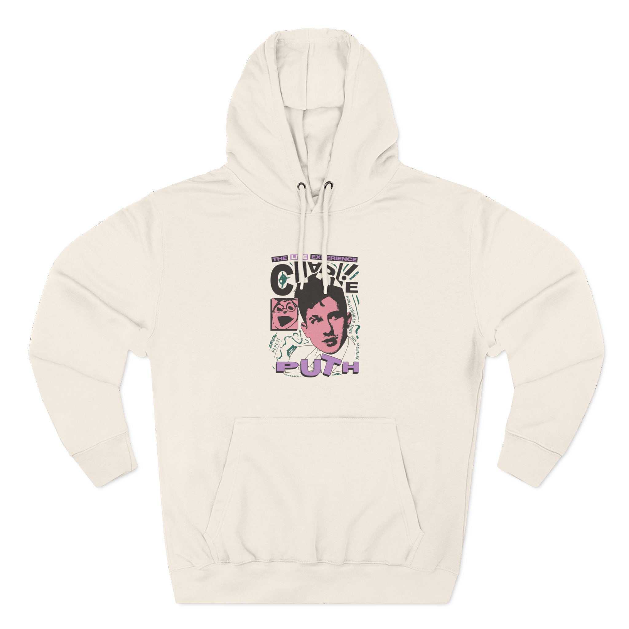 Charlie Puth Live Experience Three-Panel Fleece Hoodie - Image 3
