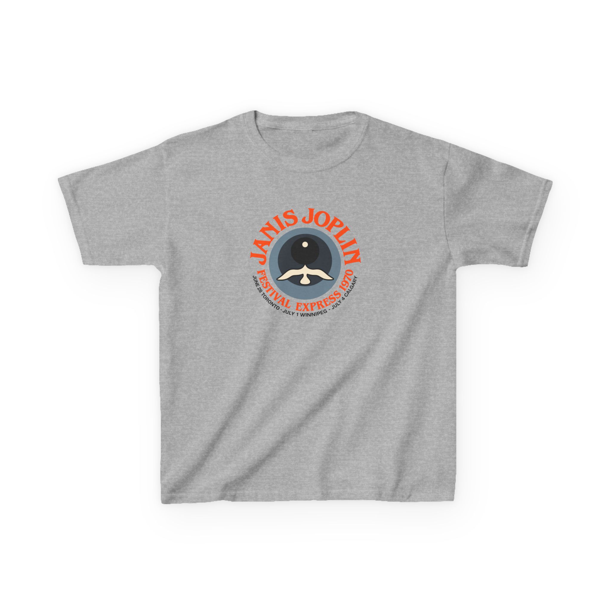 Janis Joplin Festival Express 1970 Kids Heavy Cotton™ Tee - Image 7