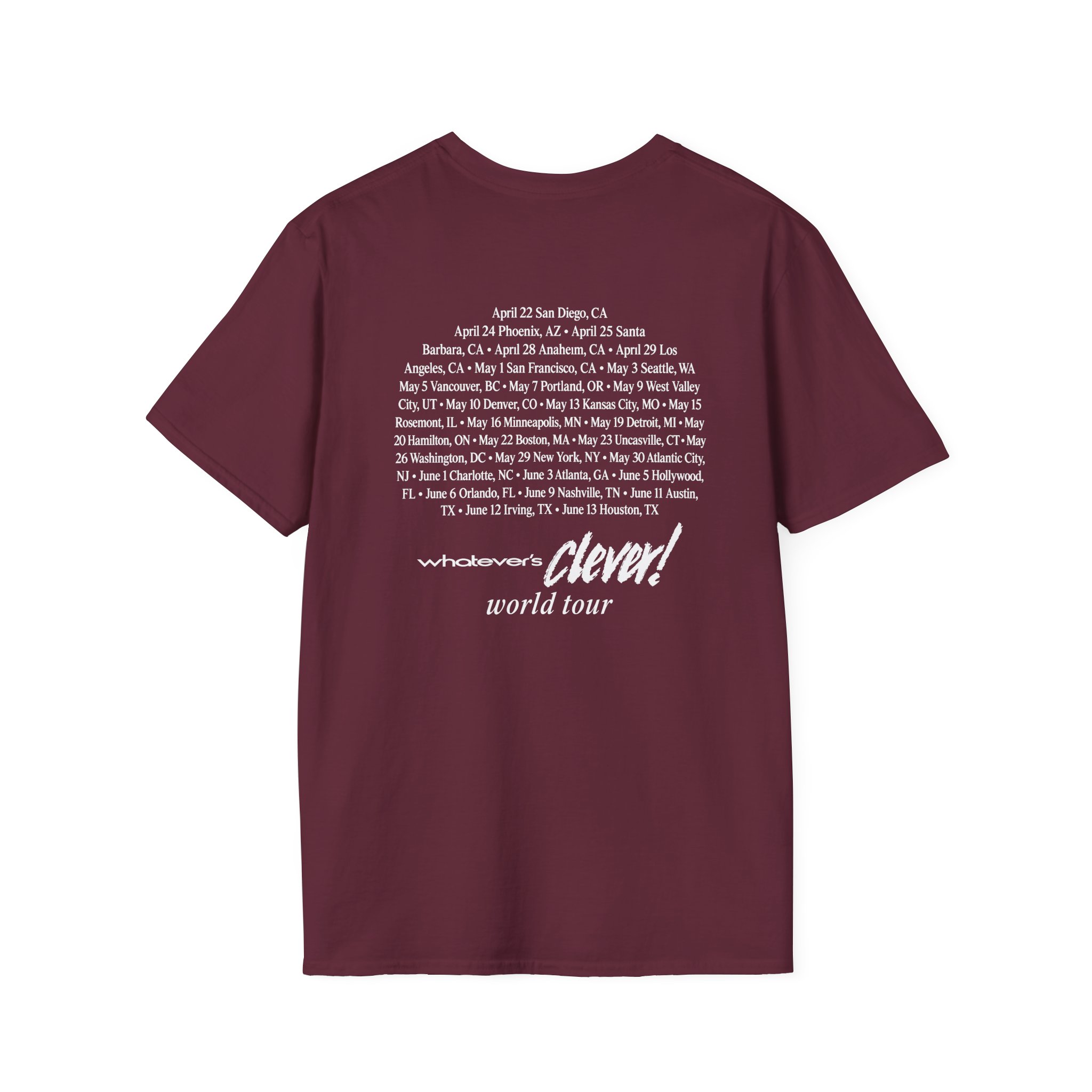 Charlie Puth Charlie Puth 2026 Tour Unisex Softstyle T-Shirt - Image 4