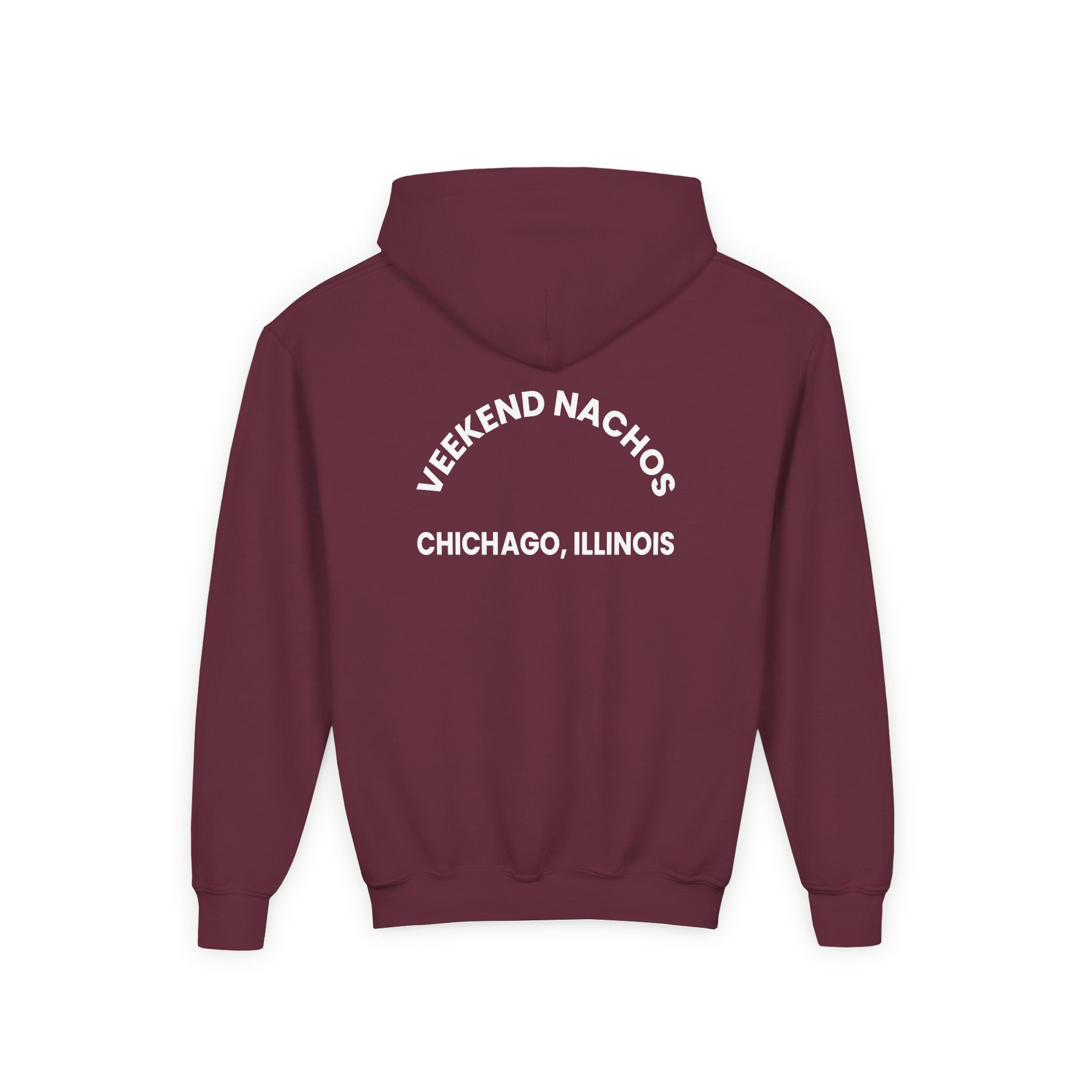Youth Weekend Nachos Heavy Blend Hooded Sweatshirt - Image 4