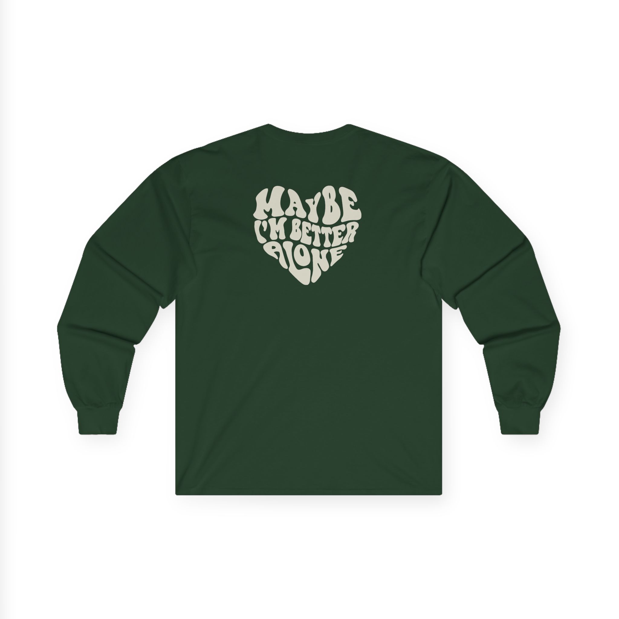 Benson Boone Maybe I Am Better Alone Unisex Ultra Cotton Long Sleeve Tee - Image 6