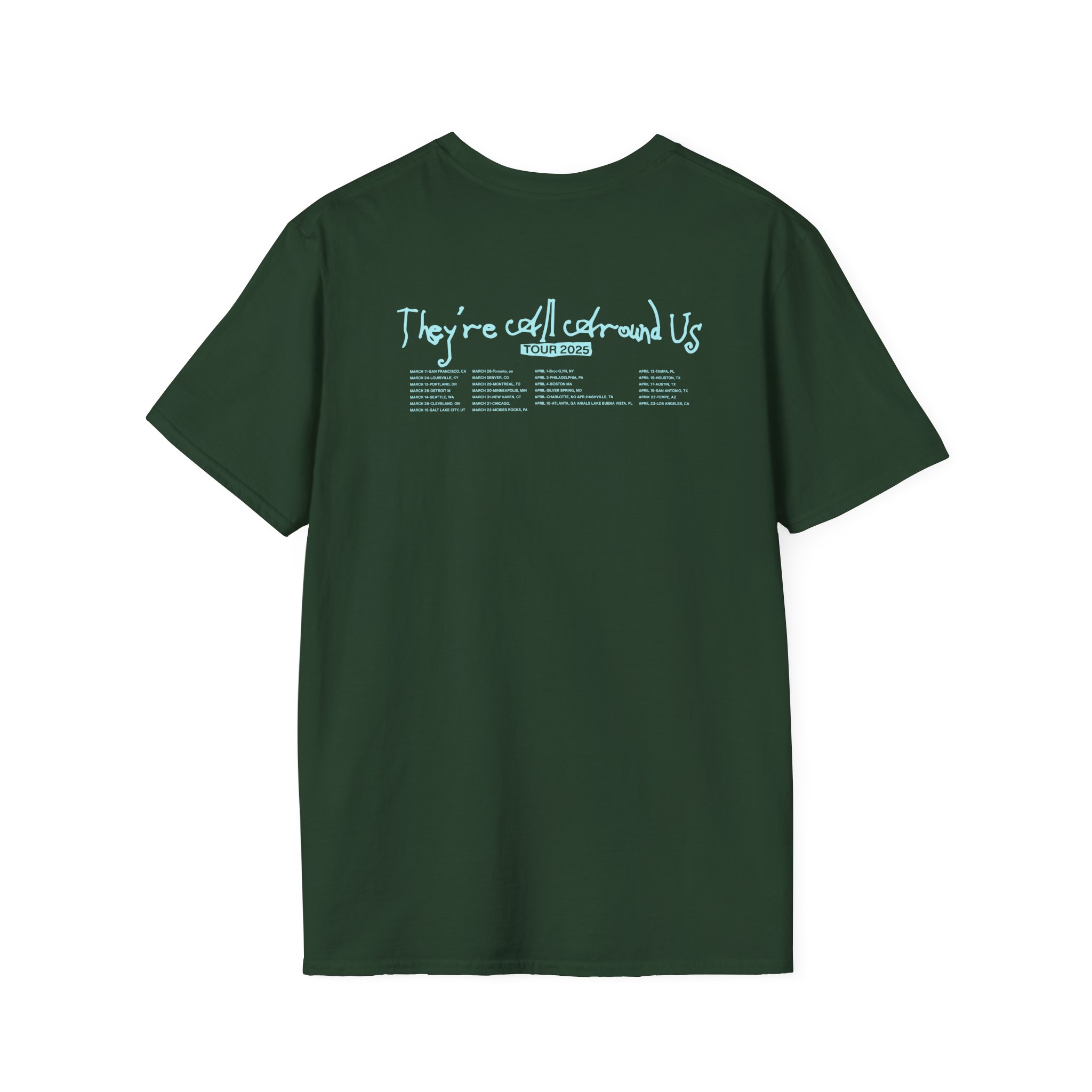 Poppy They Are All Around Us Tour Unisex Softstyle T-Shirt - Image 6