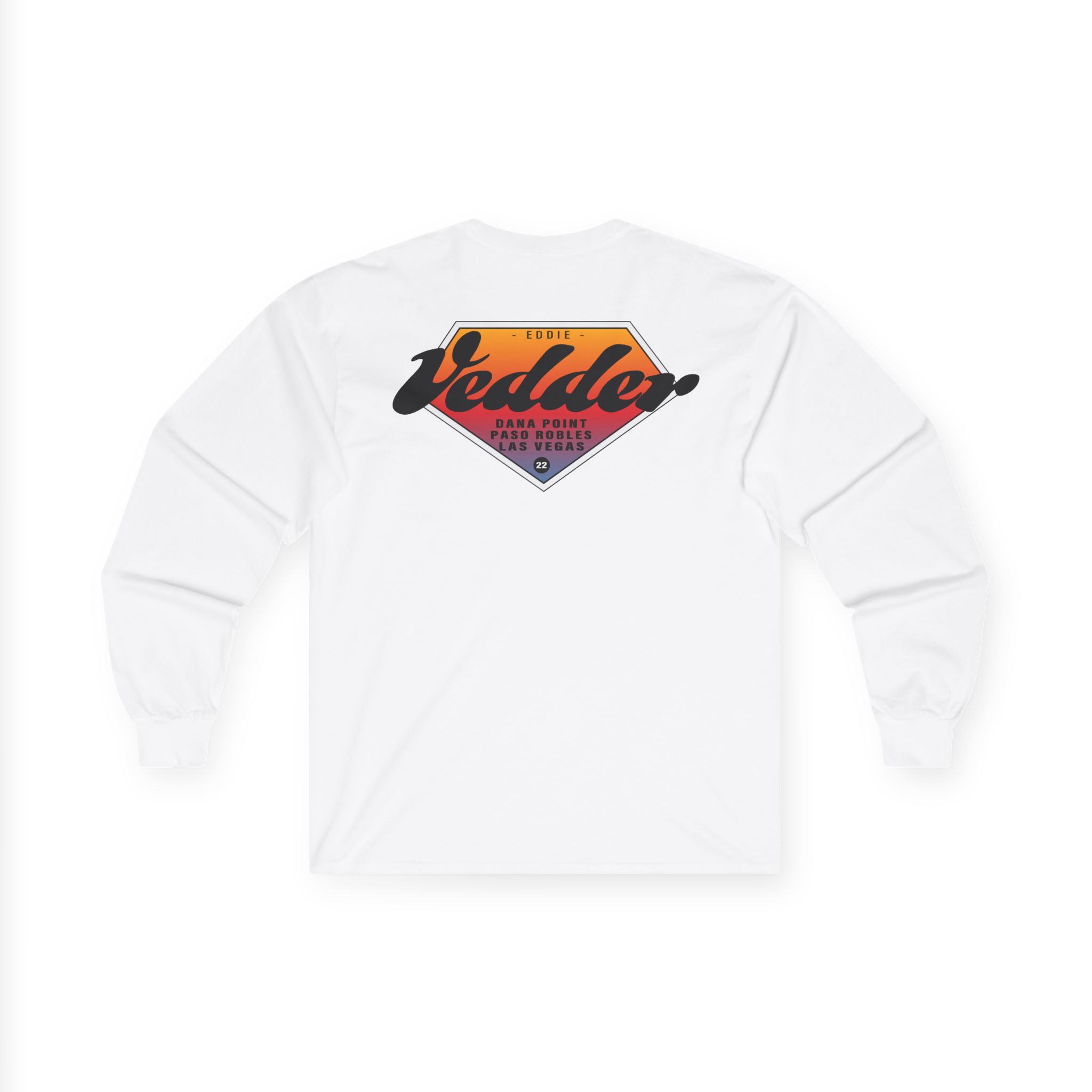 Eddie Vedder Gradient Unisex Ultra Cotton Long Sleeve Tee - Image 2