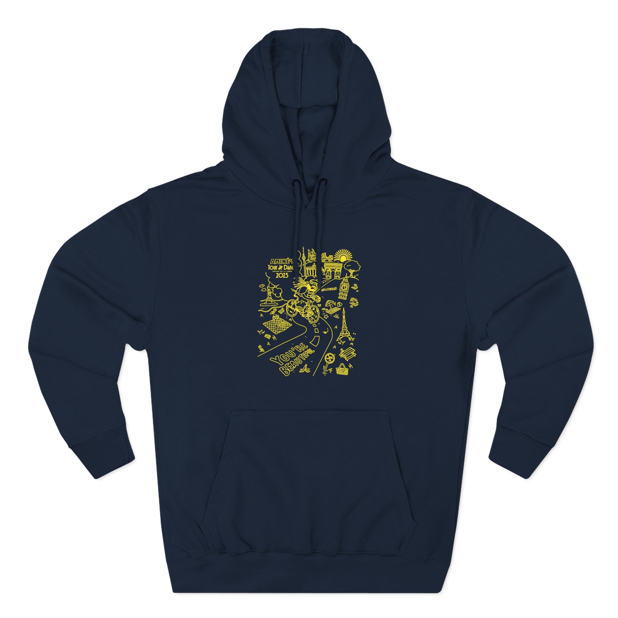 Aminé You're Beautiful Tour Three-Panel Fleece Hoodie - Image 7