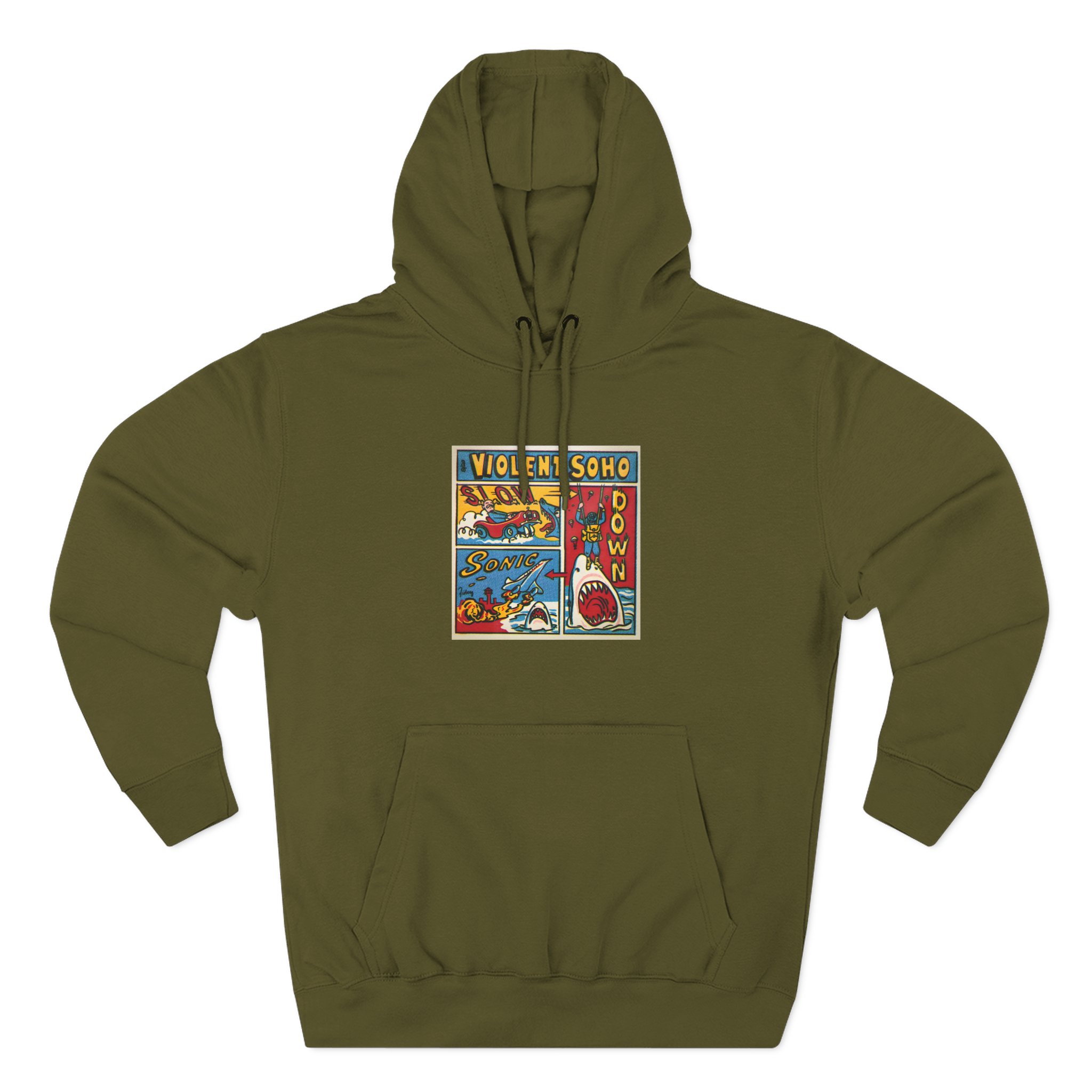 Violent Soho Slow Down Sonicv Three-Panel Fleece Hoodie - Image 5