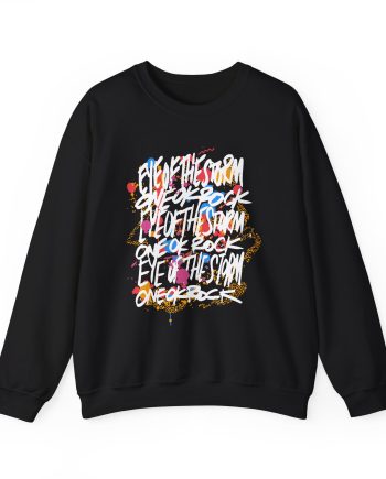 One Ok Rock Painted Storm Unisex Heavy Blend™ Crewneck Sweatshirt