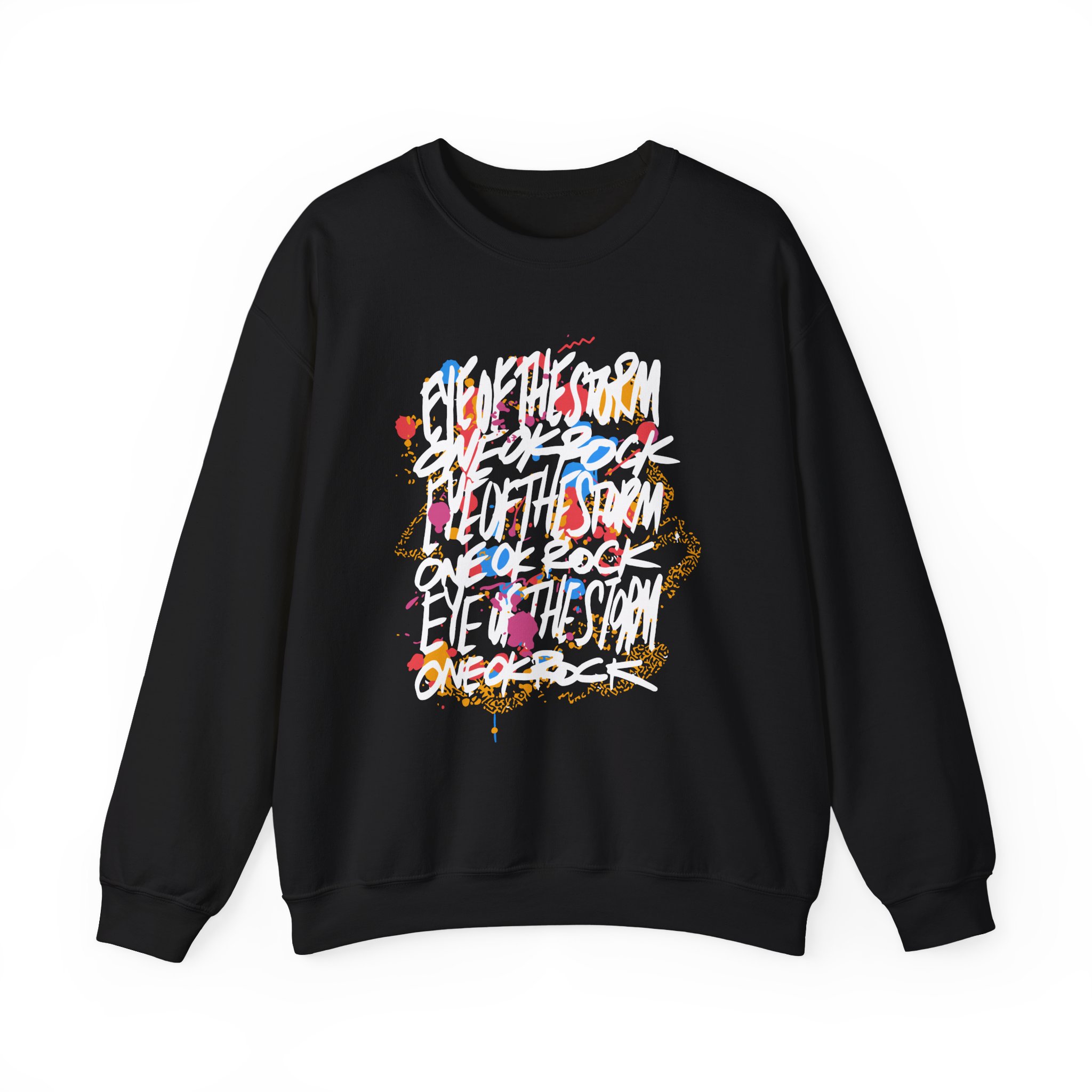 One Ok Rock Painted Storm Unisex Heavy Blend™ Crewneck Sweatshirt