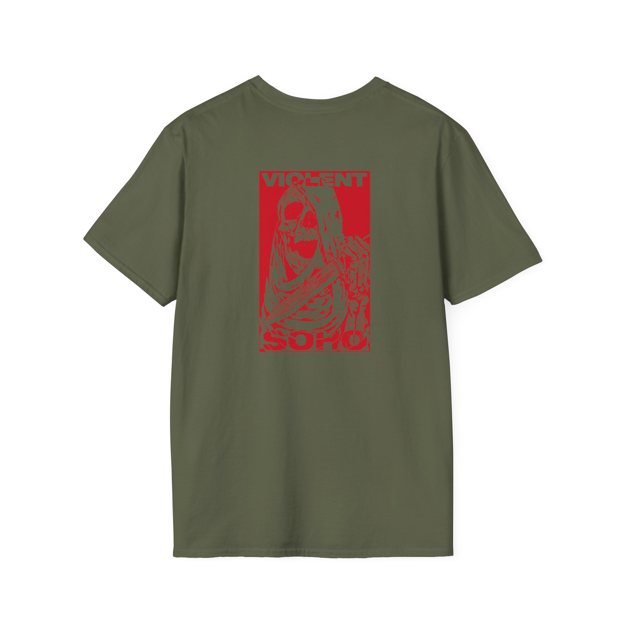 Violent Soho Skull Unisex Softstyle T-Shirt - Image 14
