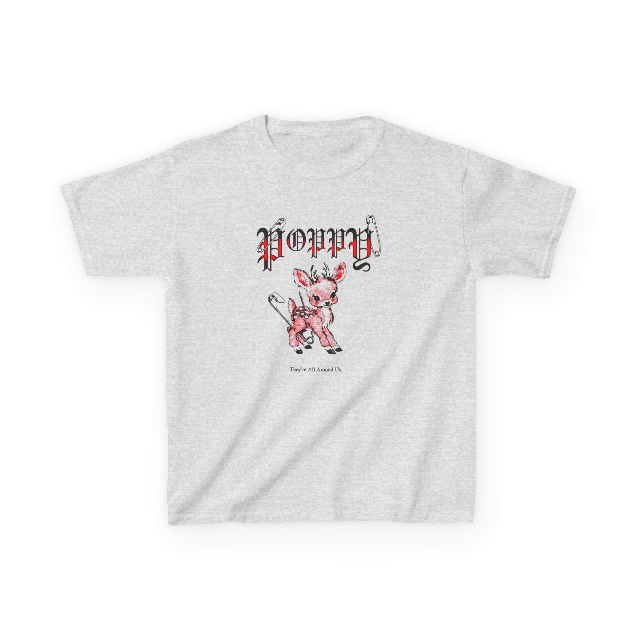 Kids Poppy Deer Heavy Cotton™ Tee - Image 5