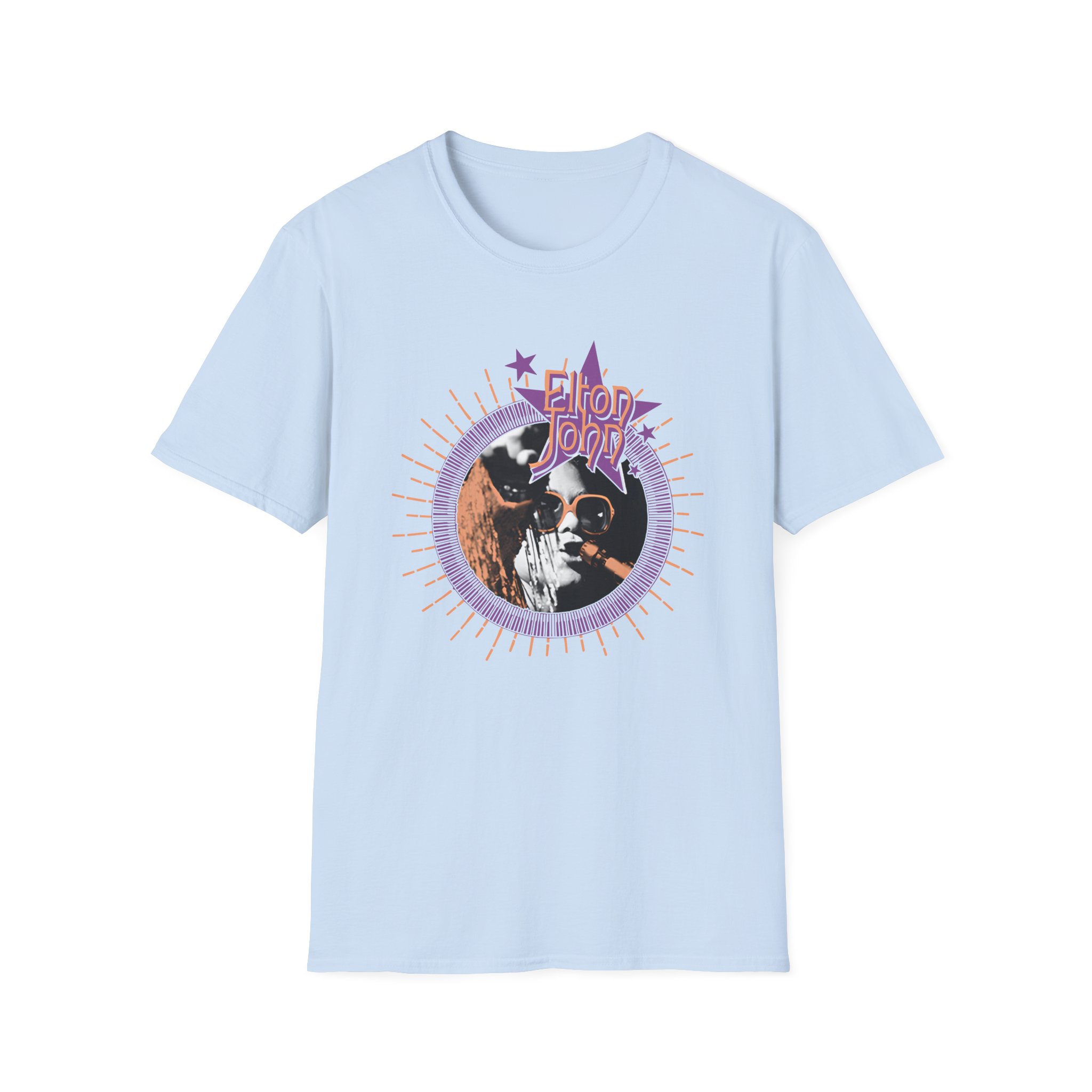 Ej Farewell GYBR Sunburst Piano Frame Photo Unisex Softstyle T-Shirt - Image 11