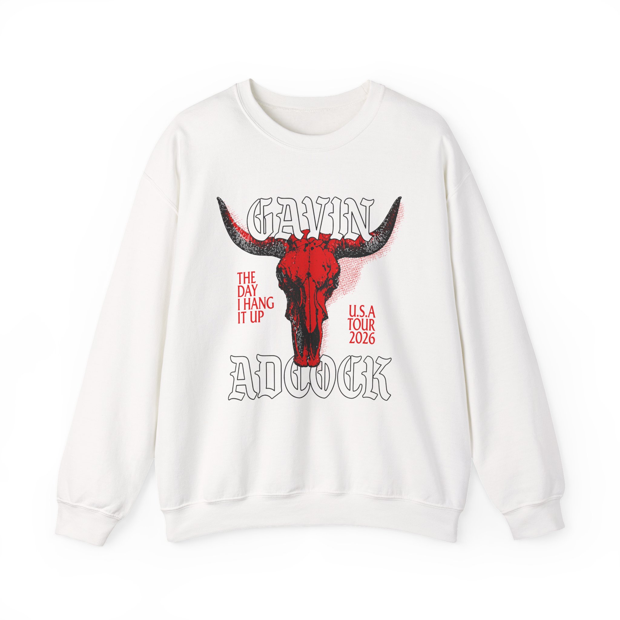 Gavin Adcock Ivory Steerhead Unisex Heavy Blend™ Crewneck Sweatshirt