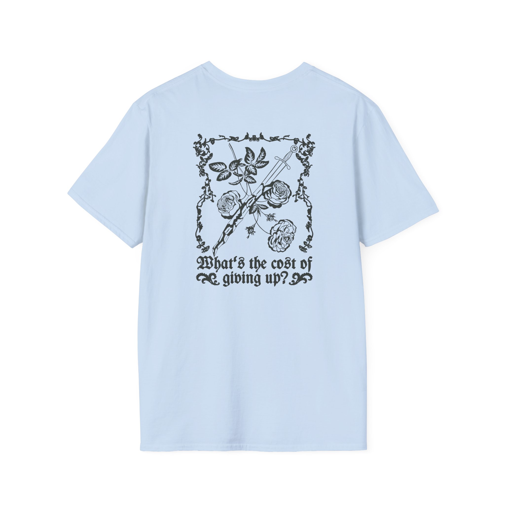 Poppy Cost Of Giving Up Unisex Softstyle T-Shirt - Image 16