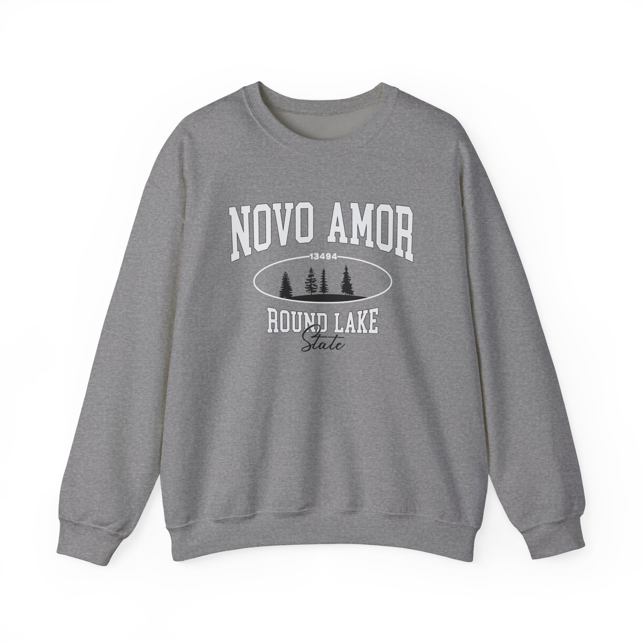 Novo Amor Round Lake State Unisex Heavy Blend™ Crewneck Sweatshirt - Image 7