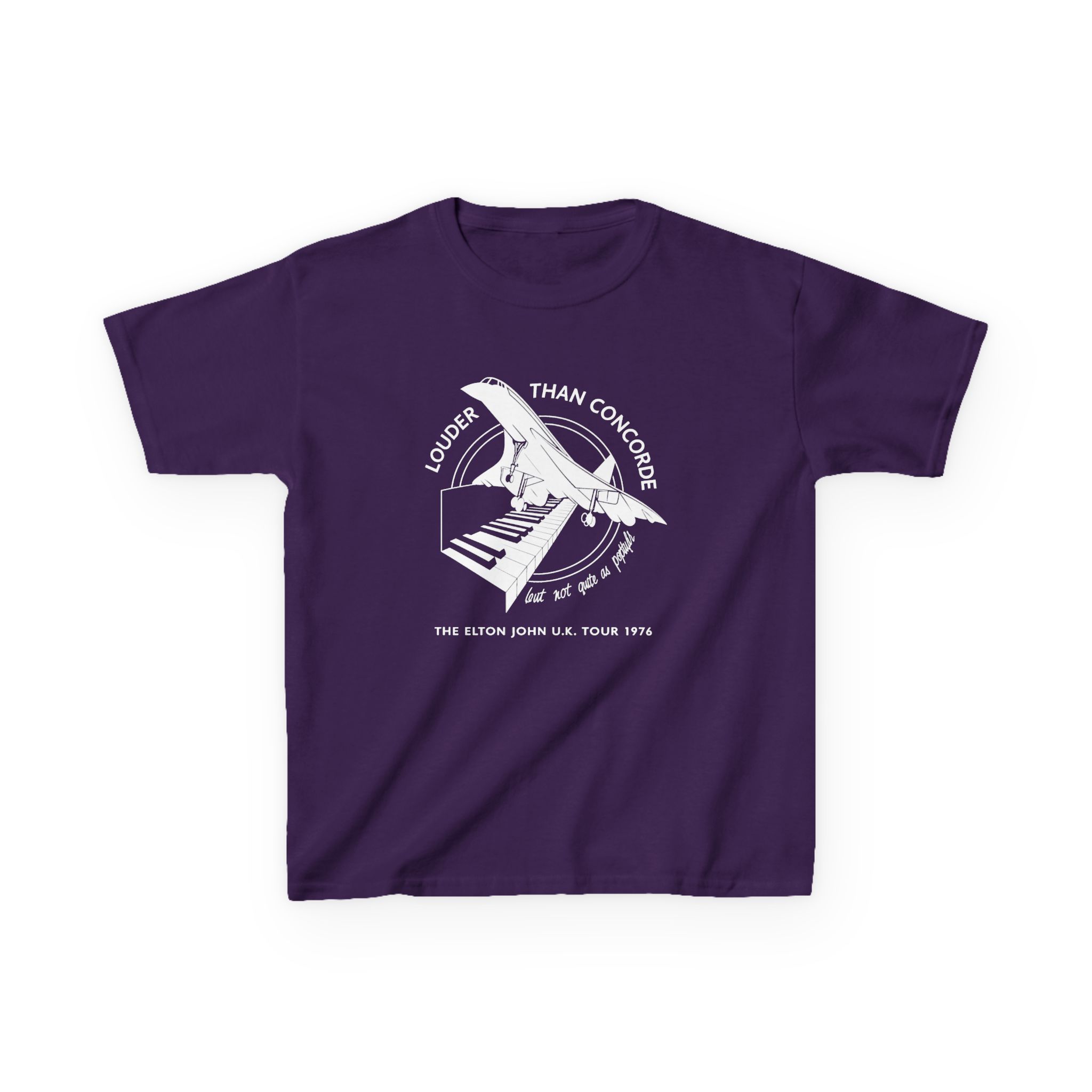 Ej Farewell Vintage Louder Than Concorde Kids Heavy Cotton™ Tee - Image 15