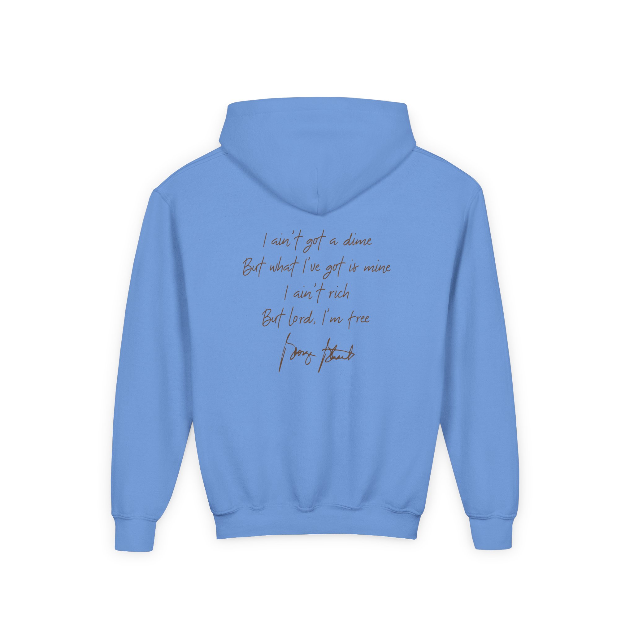 George Strait Amarillo by Morning Youth Heavy Blend Hooded Sweatshirt - Image 6