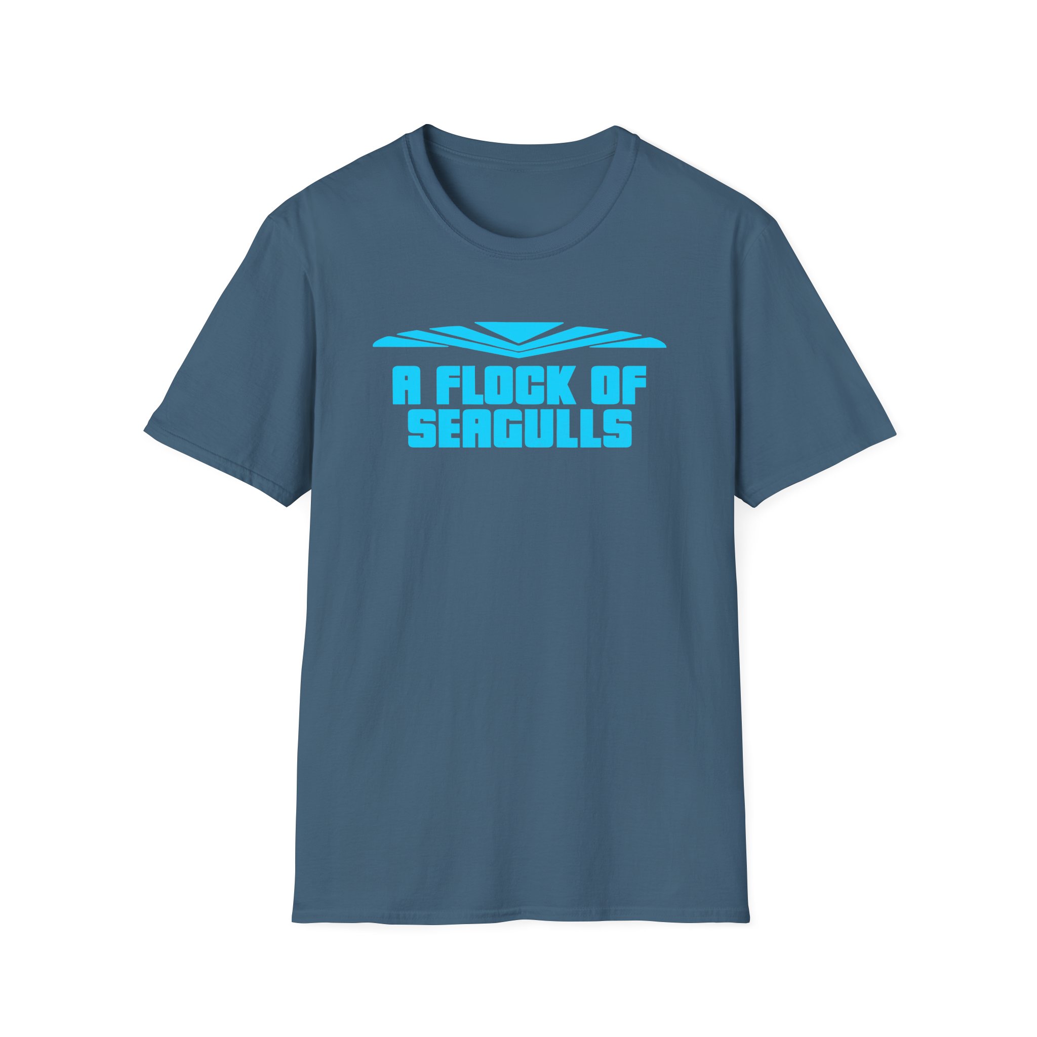 A Flock of Seagulls Logo Unisex Softstyle T-Shirt - Image 13