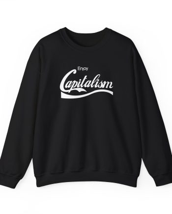 Valuetainment Enjoy Capitalism Unisex Heavy Blend™ Crewneck Sweatshirt