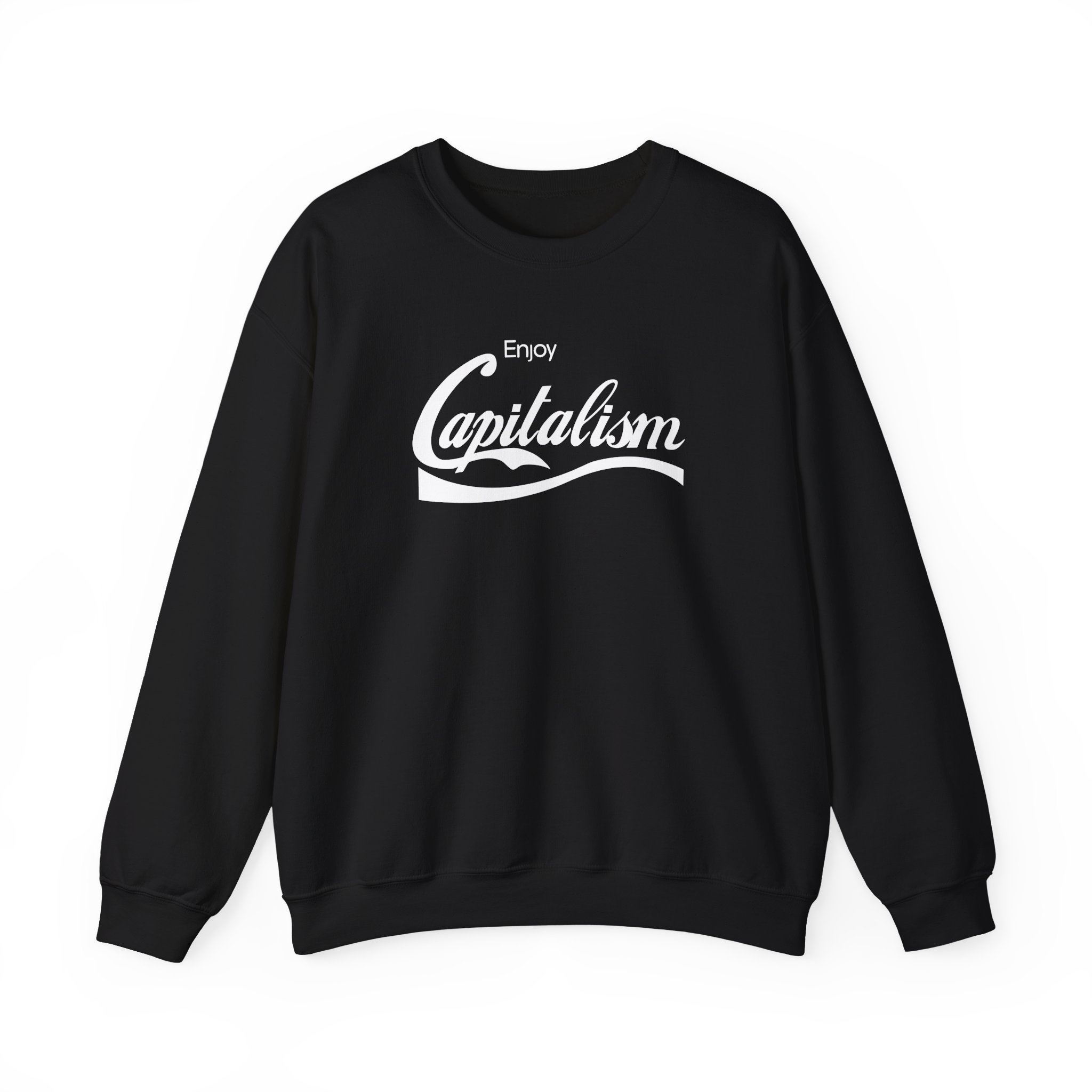 Valuetainment Enjoy Capitalism Unisex Heavy Blend™ Crewneck Sweatshirt