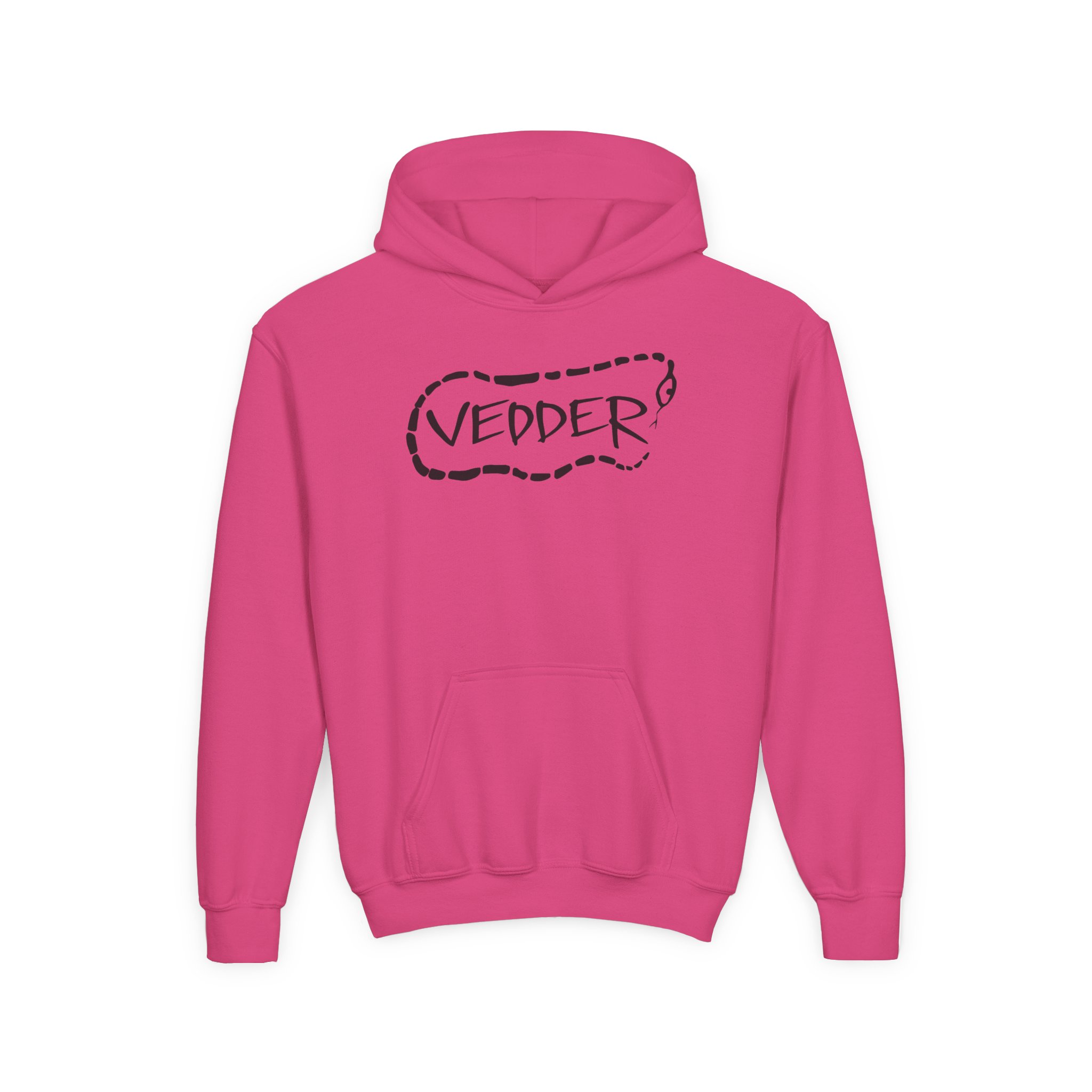 Eddie Vedder Stencil Snake Youth Heavy Blend Hooded Sweatshirt - Image 15