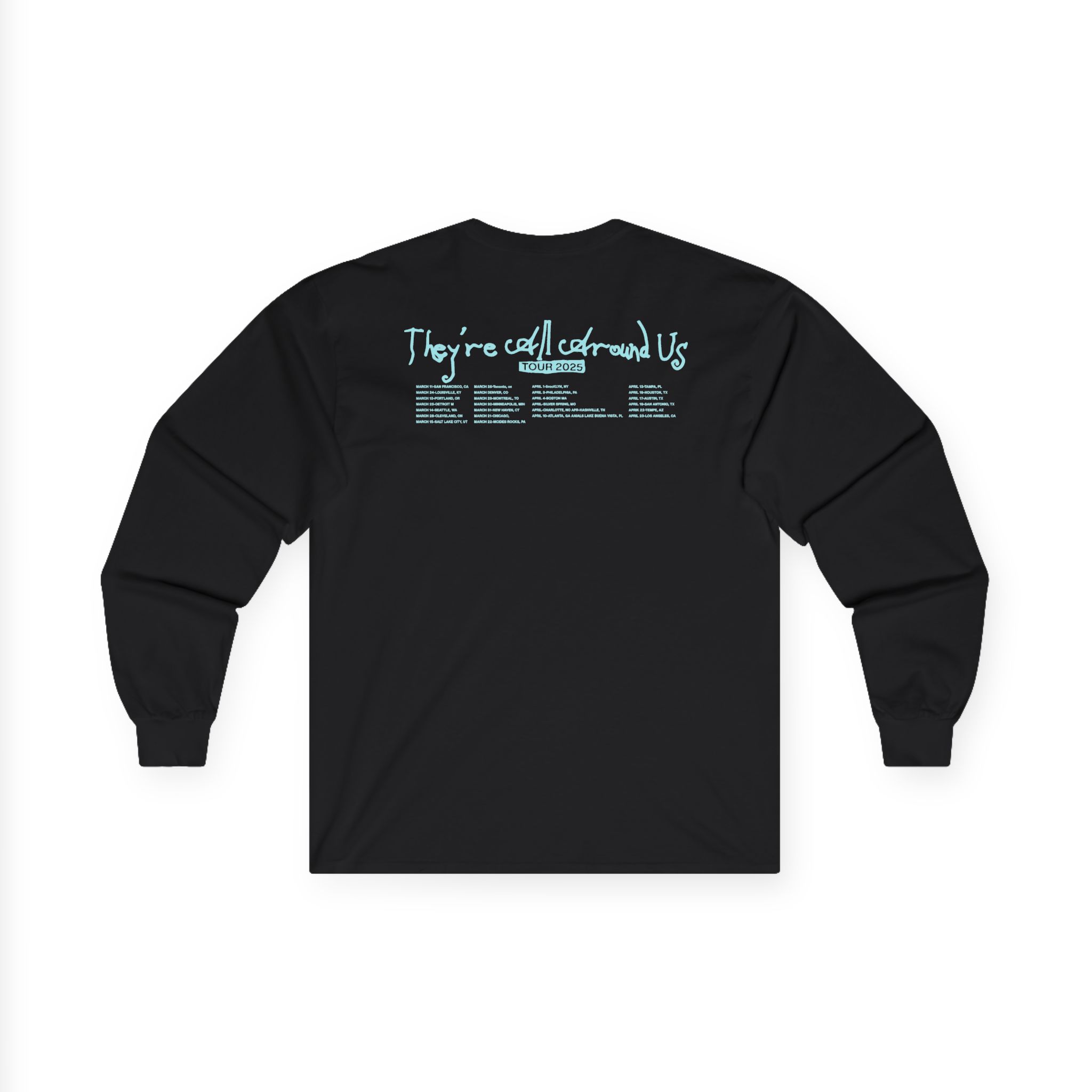 Poppy They Are All Around Us Tour Unisex Ultra Cotton Long Sleeve Tee - Image 2