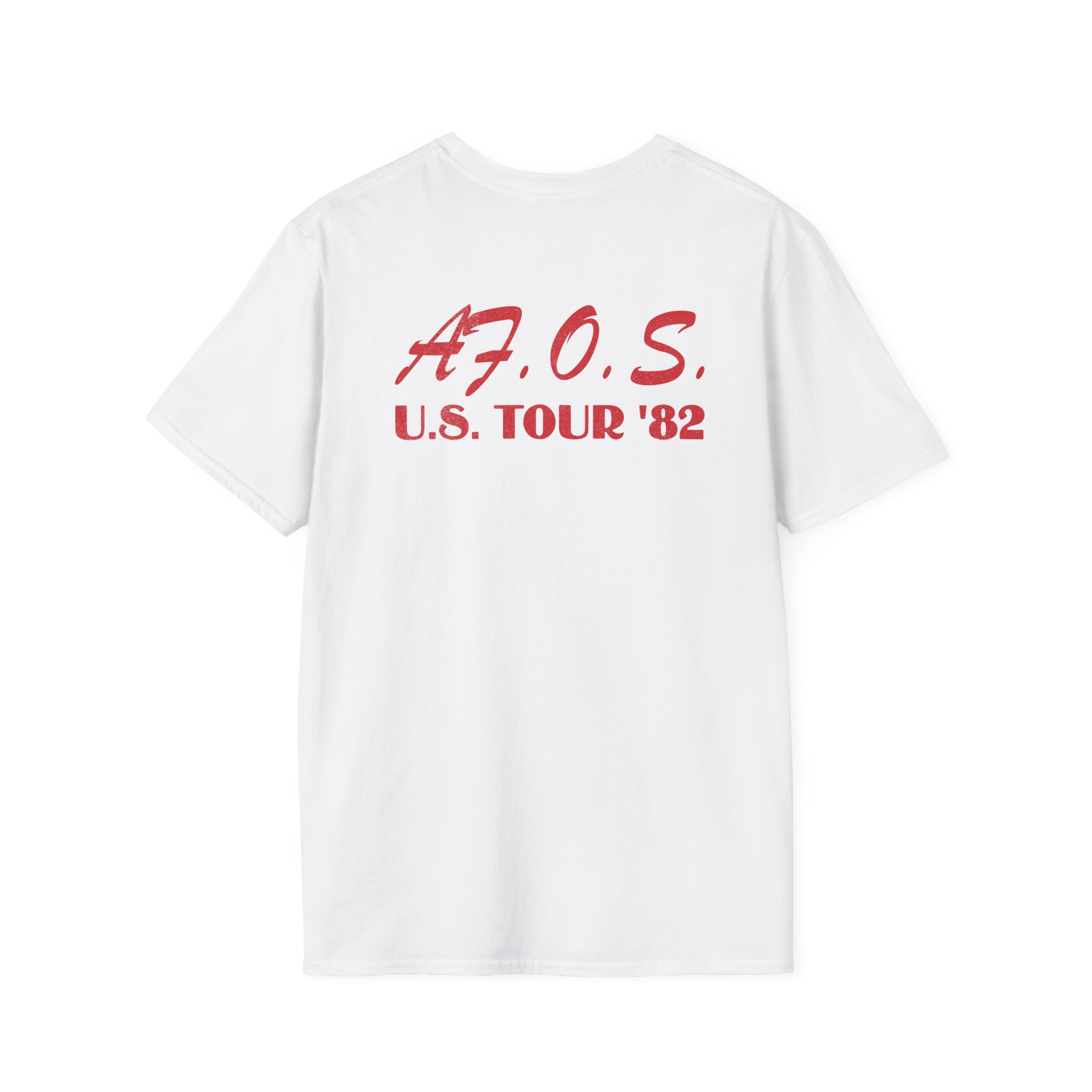 A Flock of Seagulls Us 1982 Tour Unisex Softstyle T-Shirt - Image 2