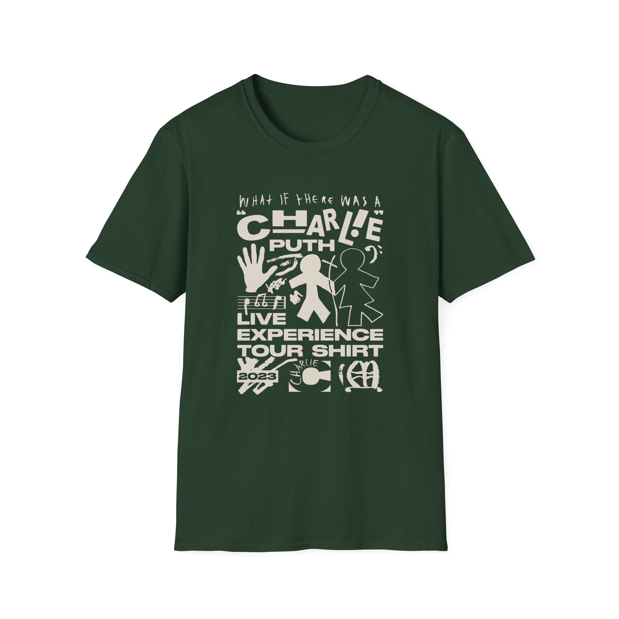 Charlie Puth What If There Was A Tour Unisex Softstyle T-Shirt - Image 7