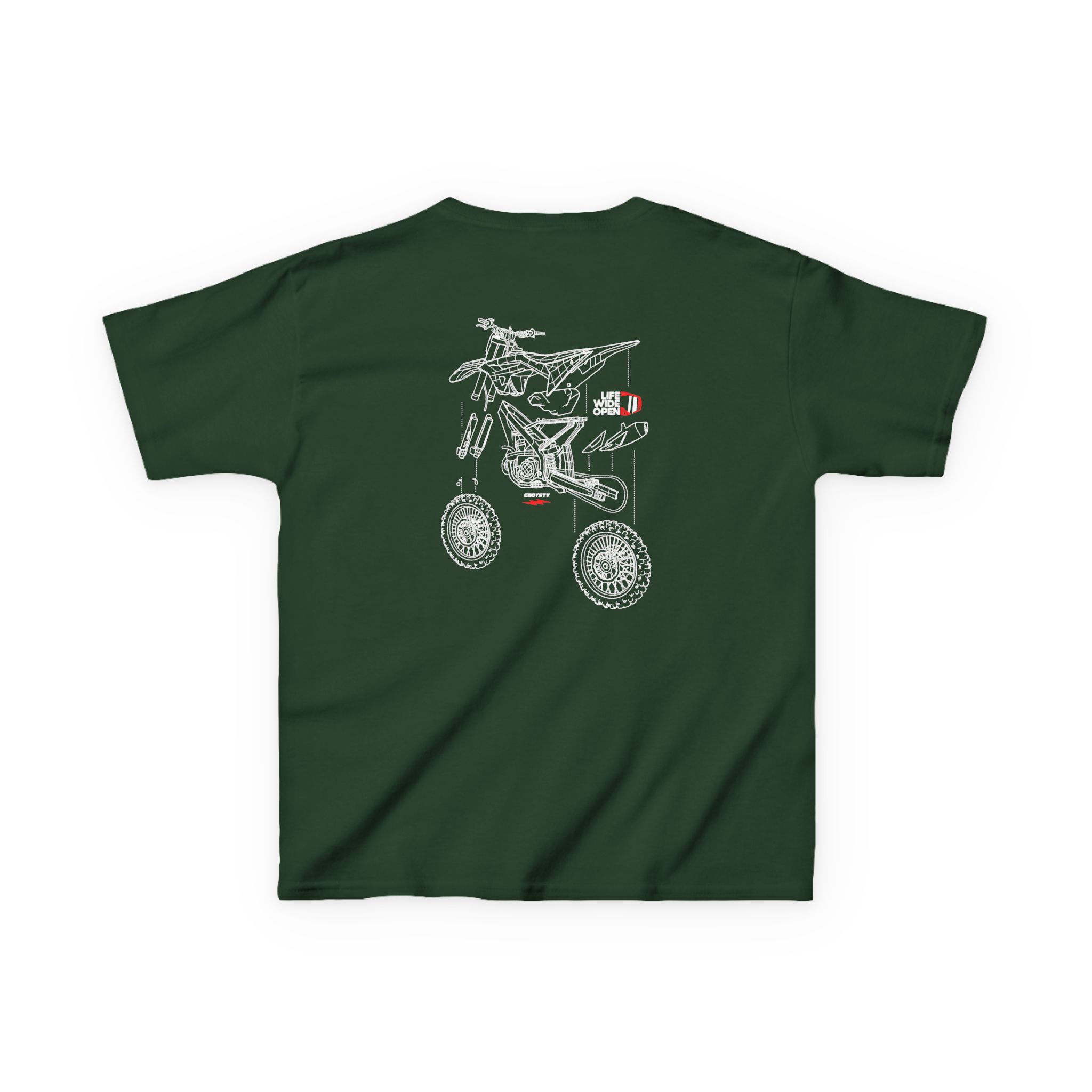 Kids Cboystv Dirtbike Blowup Heavy Cotton™ Tee - Image 4