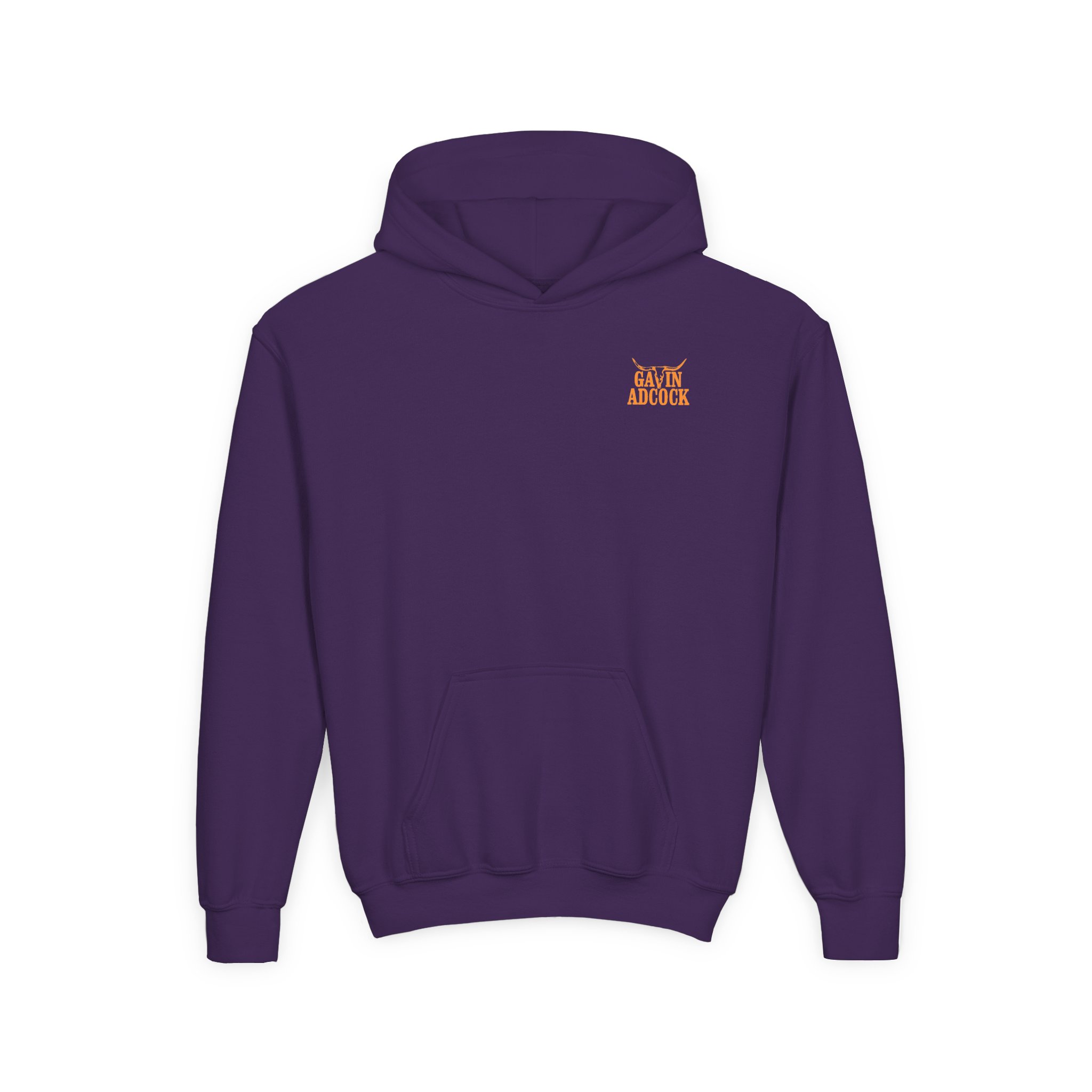 Gavin Adcock Actin' Up Again Tour Youth Heavy Blend Hooded Sweatshirt - Image 5