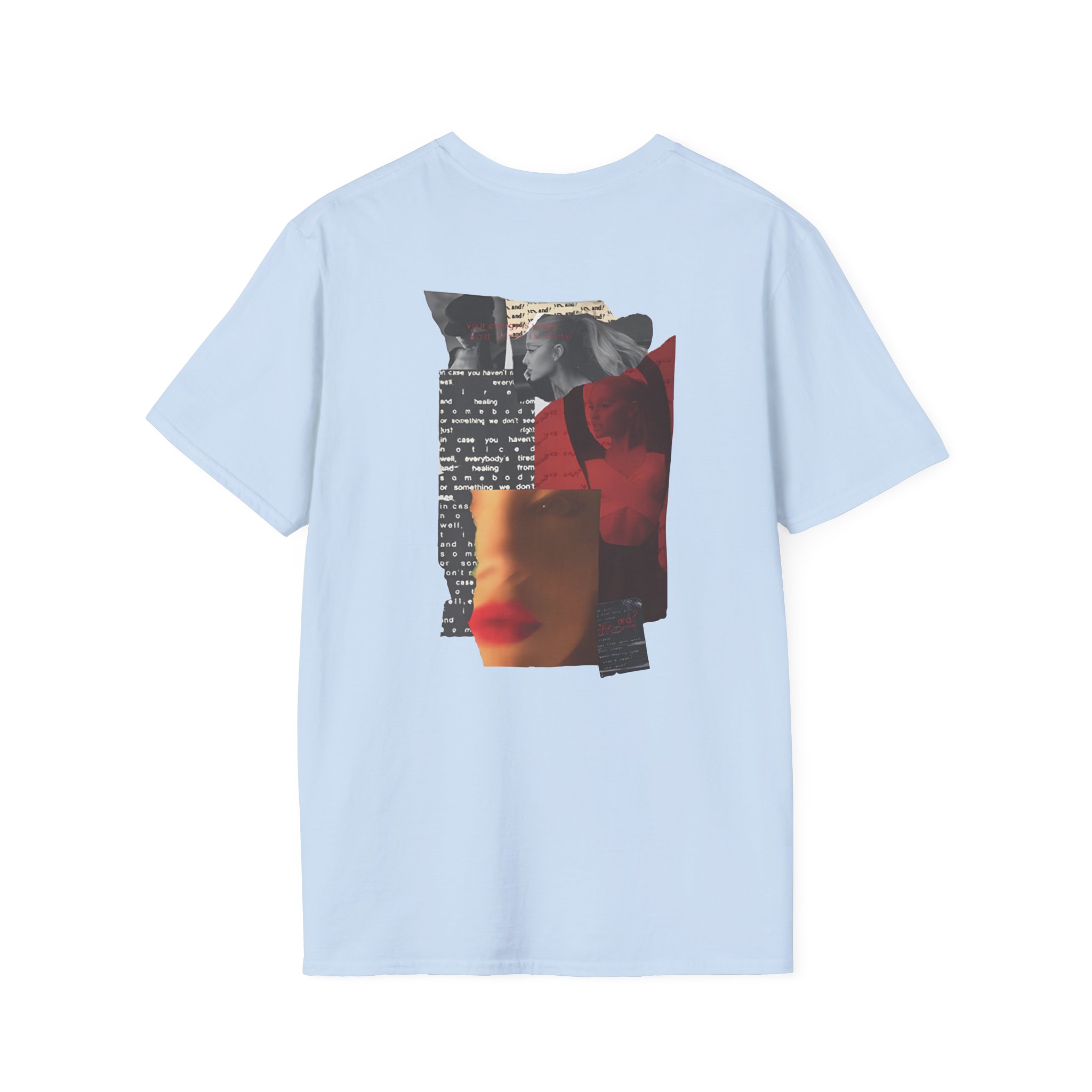 AG Yes, and? Collage Unisex Softstyle T-Shirt - Image 16