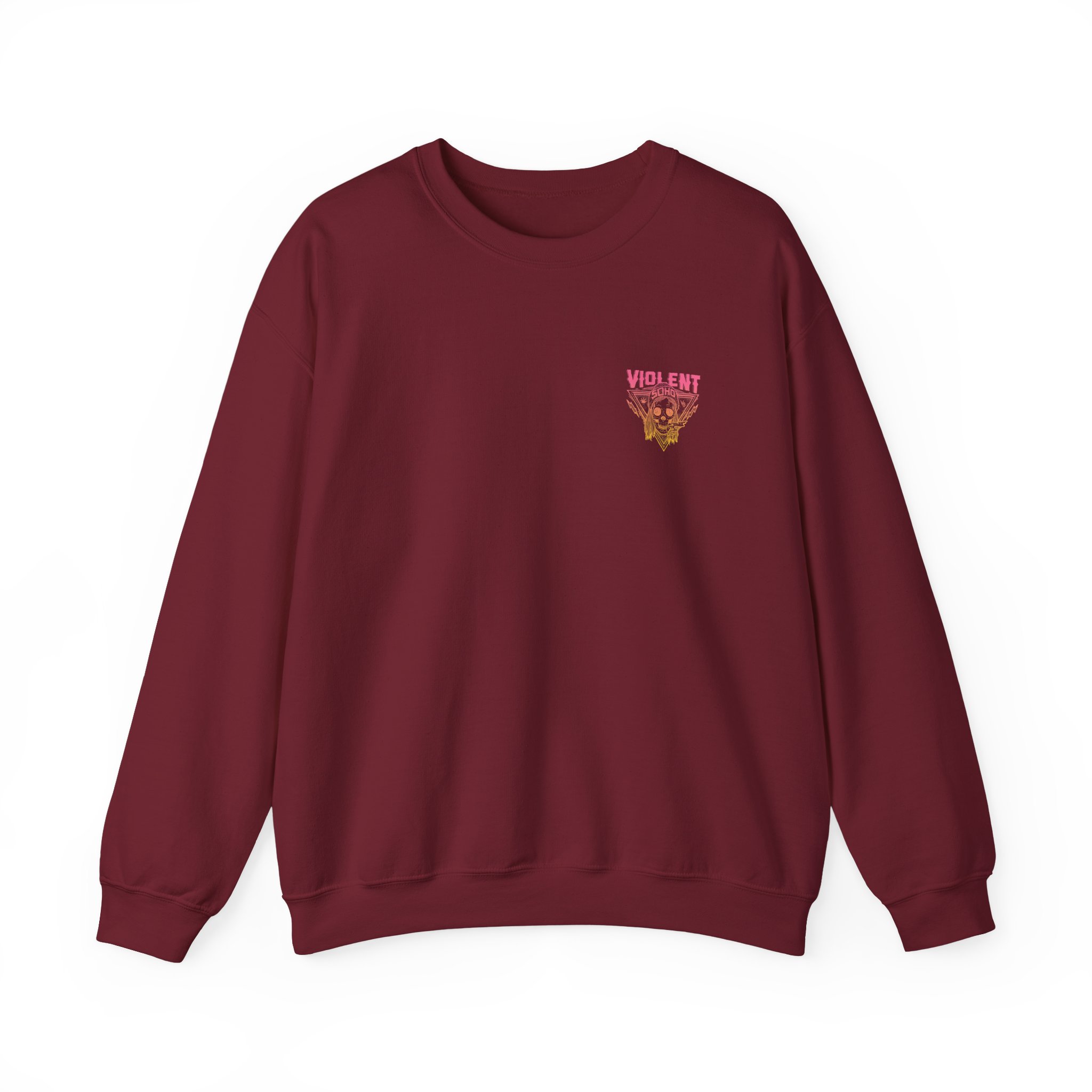 Violent Soho Blazin' Skull Gradient Unisex Heavy Blend™ Crewneck Sweatshirt - Image 15
