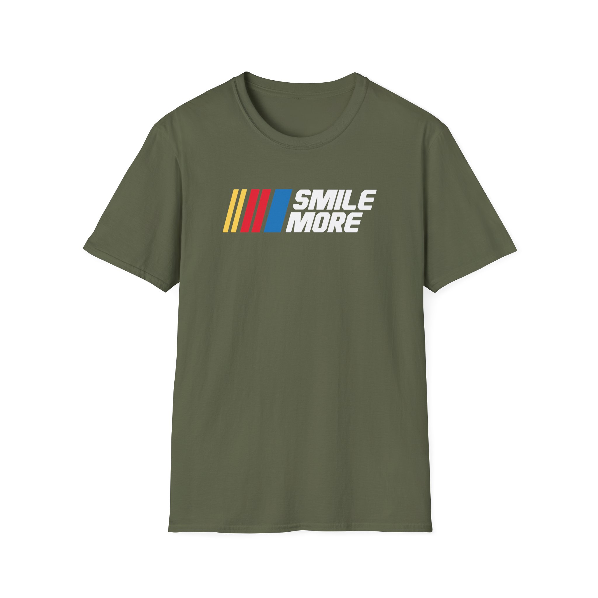 Roman Atwood Smile More Racing Unisex Softstyle T-Shirt - Image 7