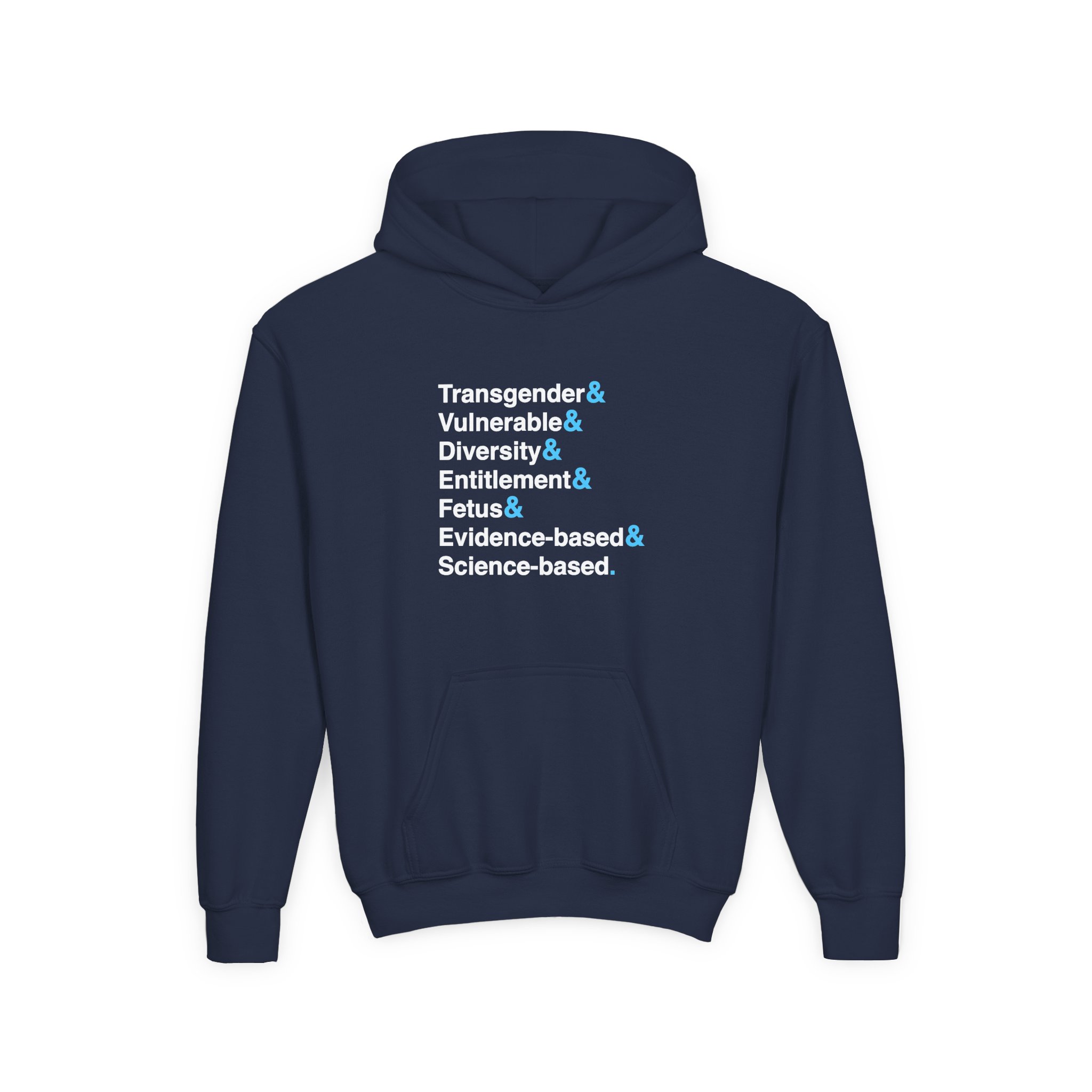 D L Youth Heavy Blend Hooded Sweatshirt - Image 7