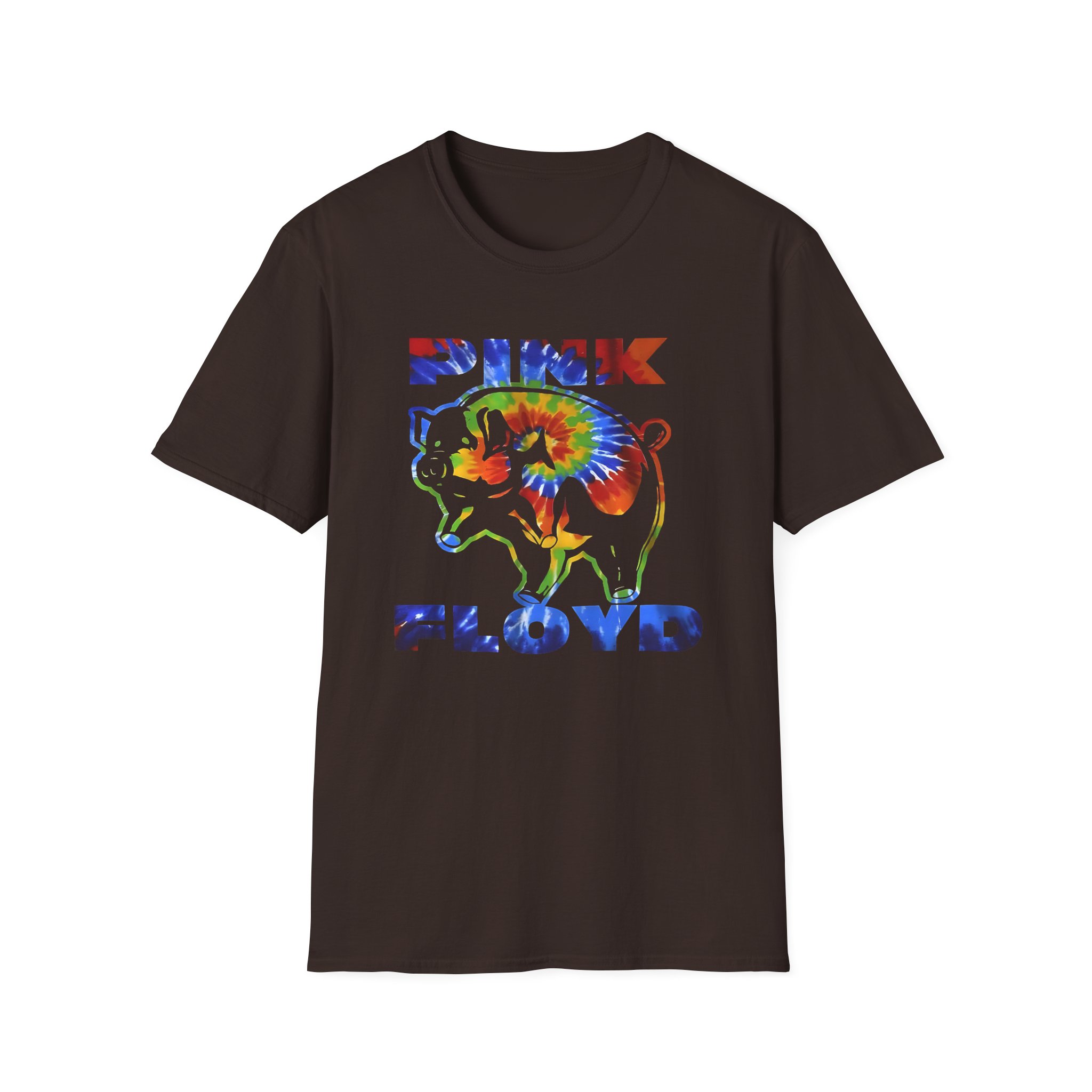 Pink Floyd Psychedelic Pig Unisex Softstyle T-Shirt - Image 3