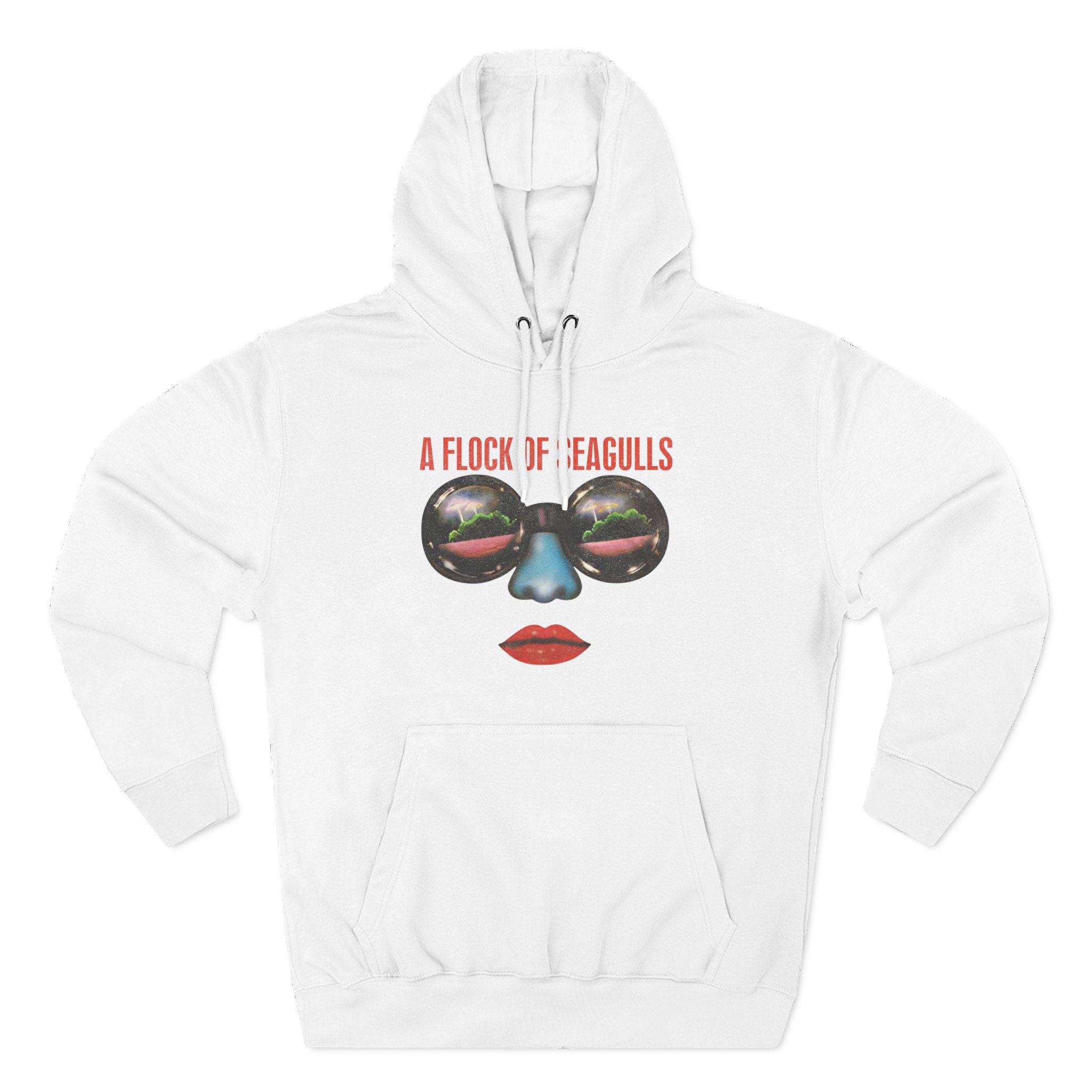 A Flock of Seagulls Us 1982 Tour Three-panel Fleece Hoodie