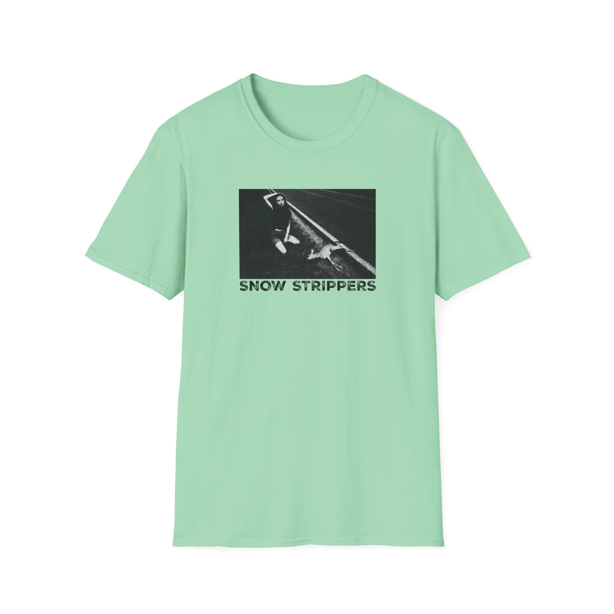Snow Strippers Unisex Softstyle T-Shirt - Image 9