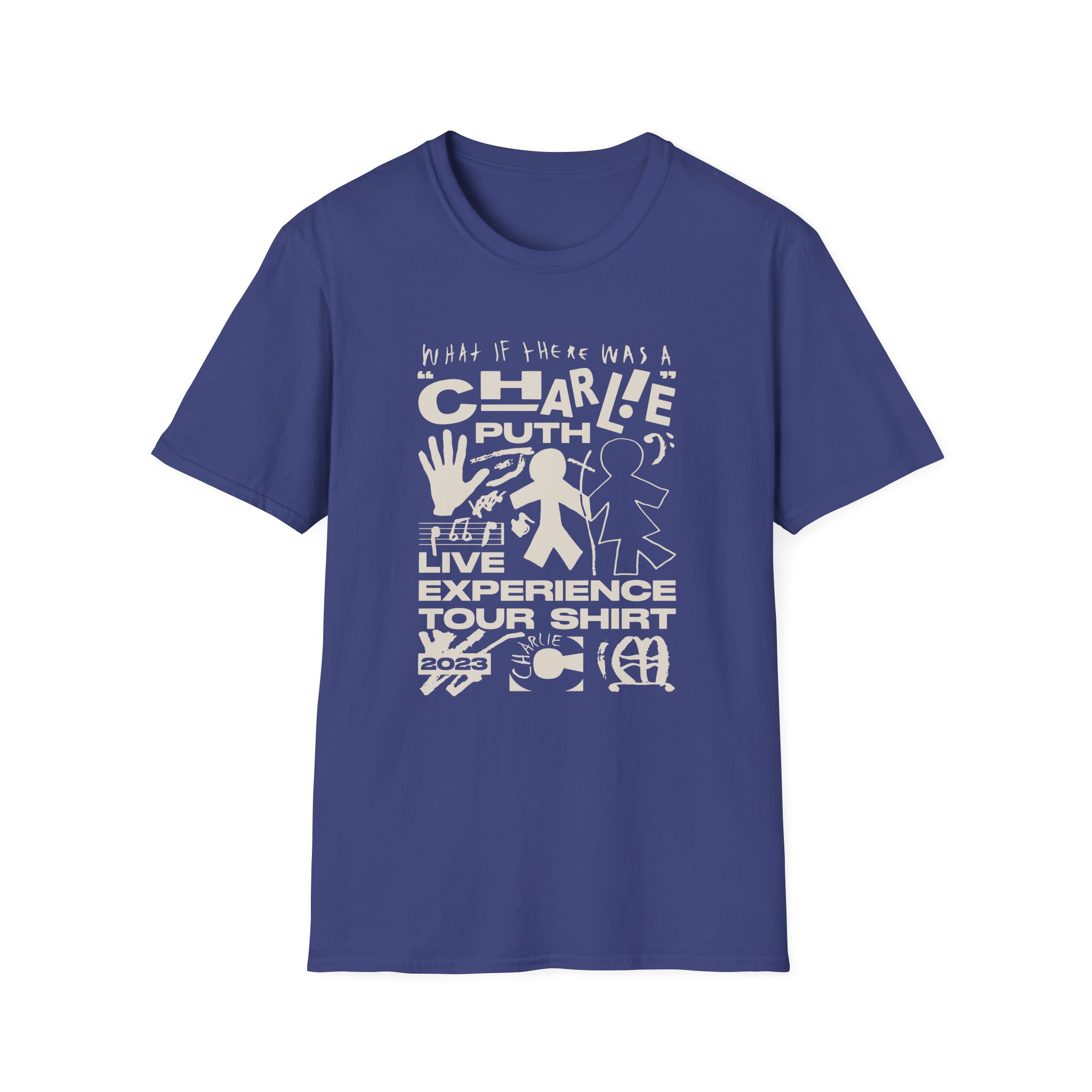 Charlie Puth What If There Was A Tour Unisex Softstyle T-Shirt - Image 13