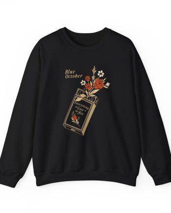 Blue October Everything We Lost in the Fire Unisex Heavy Blend™ Crewneck Sweatshirt