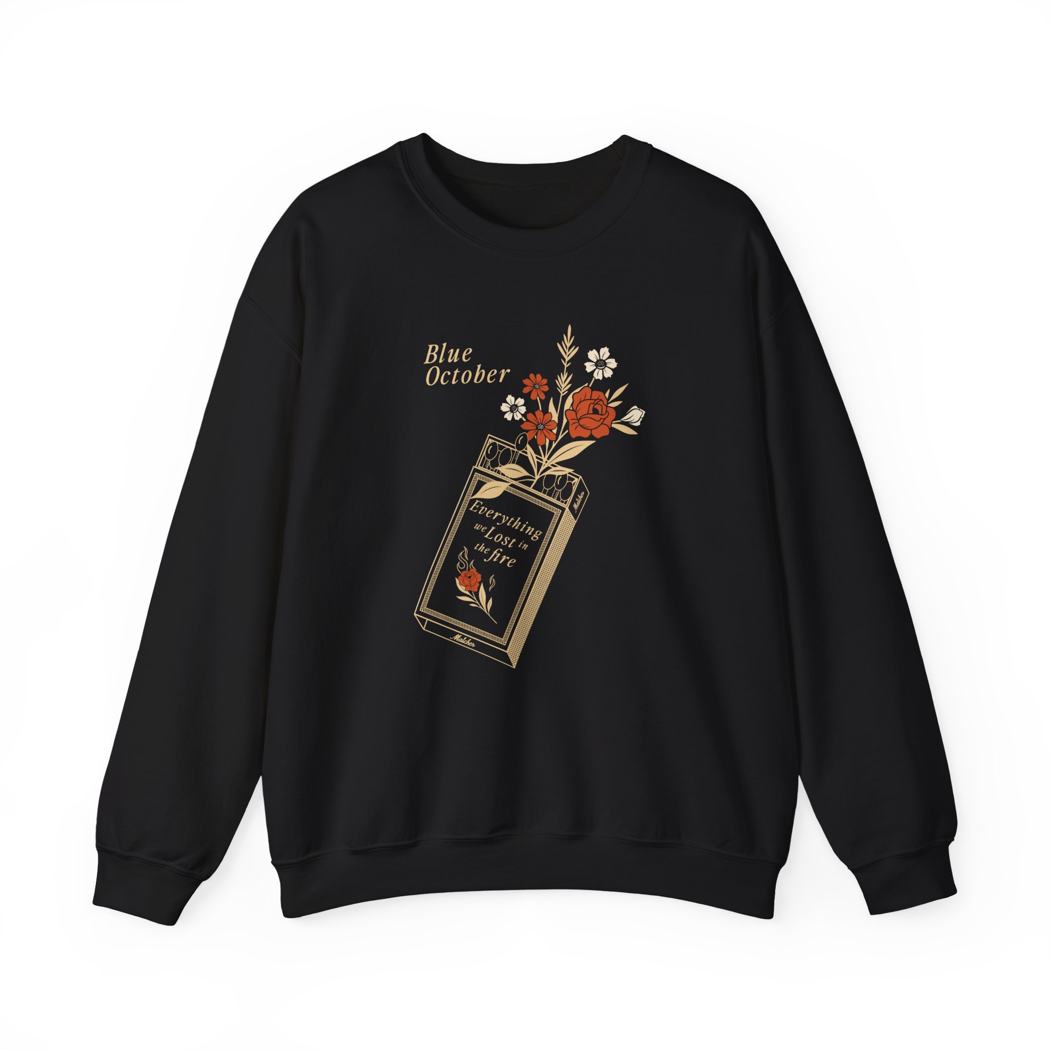 Blue October Everything We Lost in the Fire Unisex Heavy Blend™ Crewneck Sweatshirt