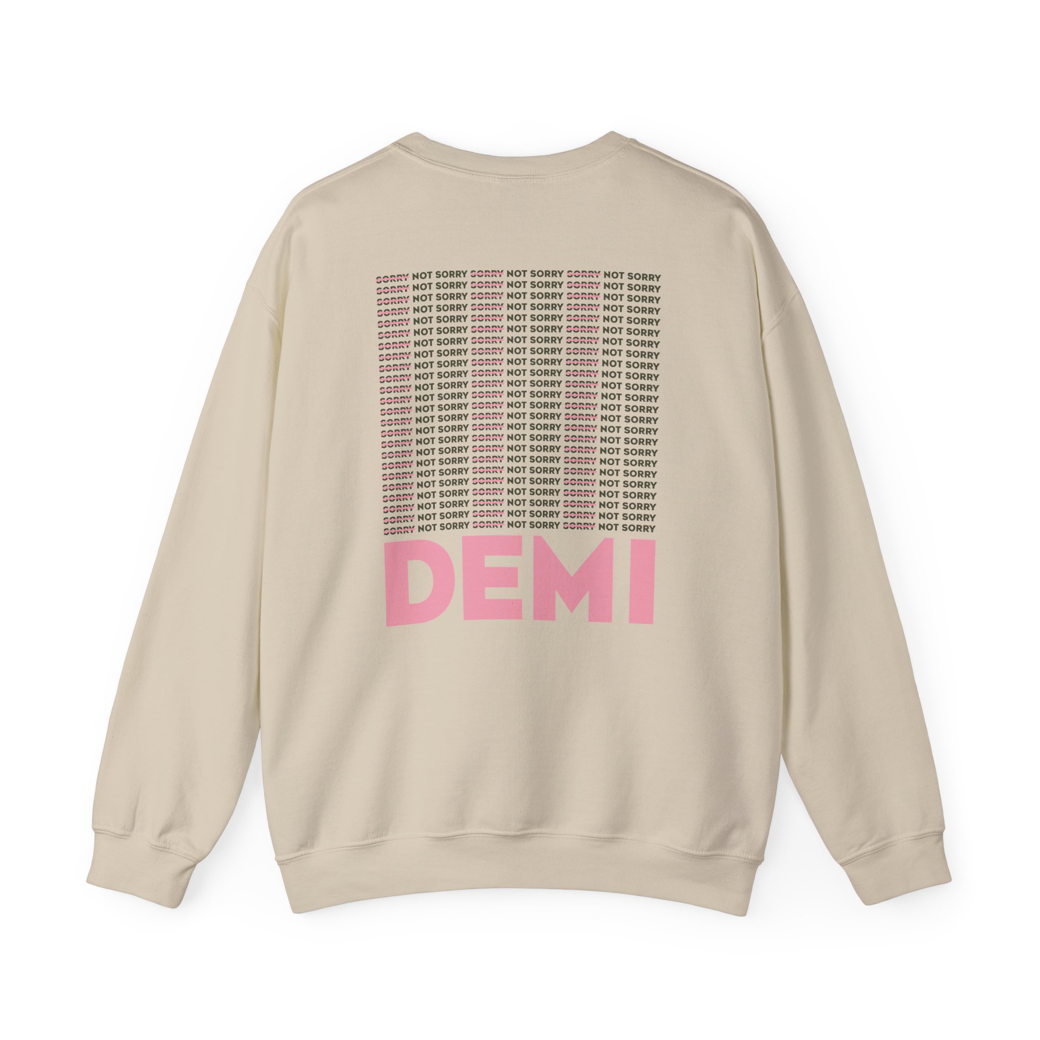 D L Not Sorry Unisex Heavy Blend™ Crewneck Sweatshirt - Image 6