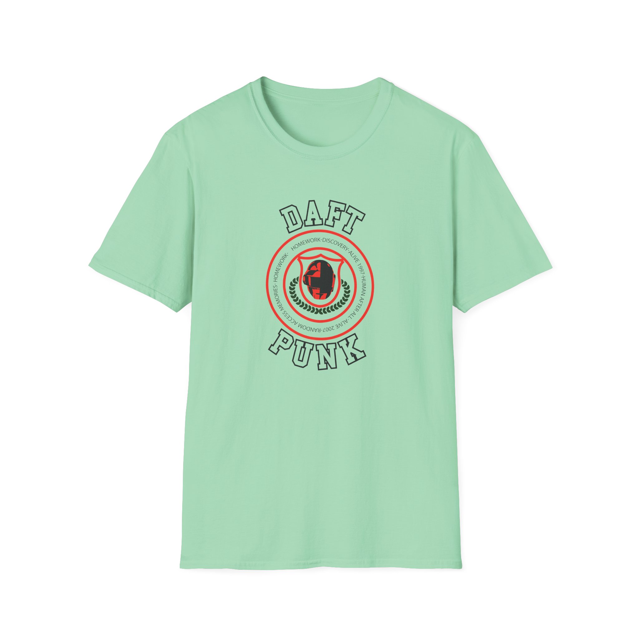 Daft Punk Unisex Softstyle T-Shirt - Image 11