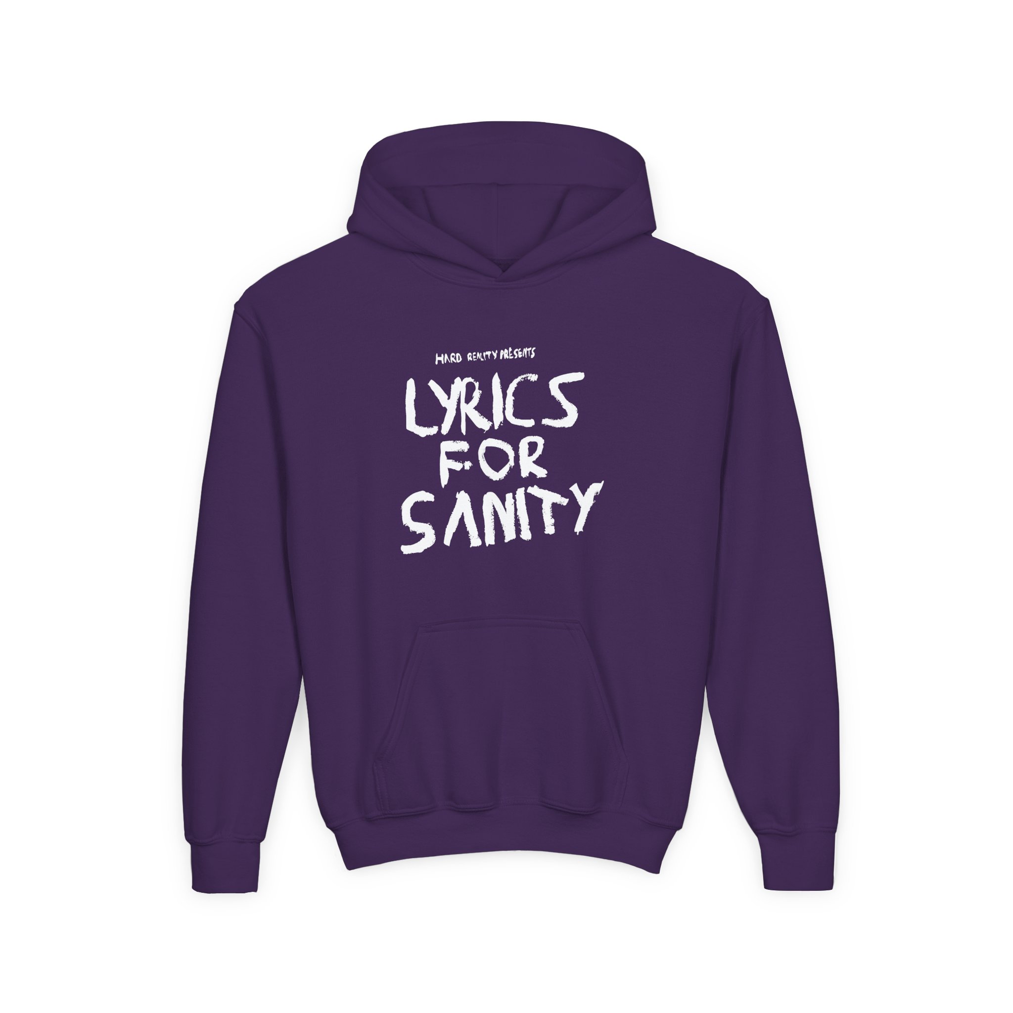 Songer Lyrics for Sanity Youth Heavy Blend Hooded Sweatshirt - Image 11