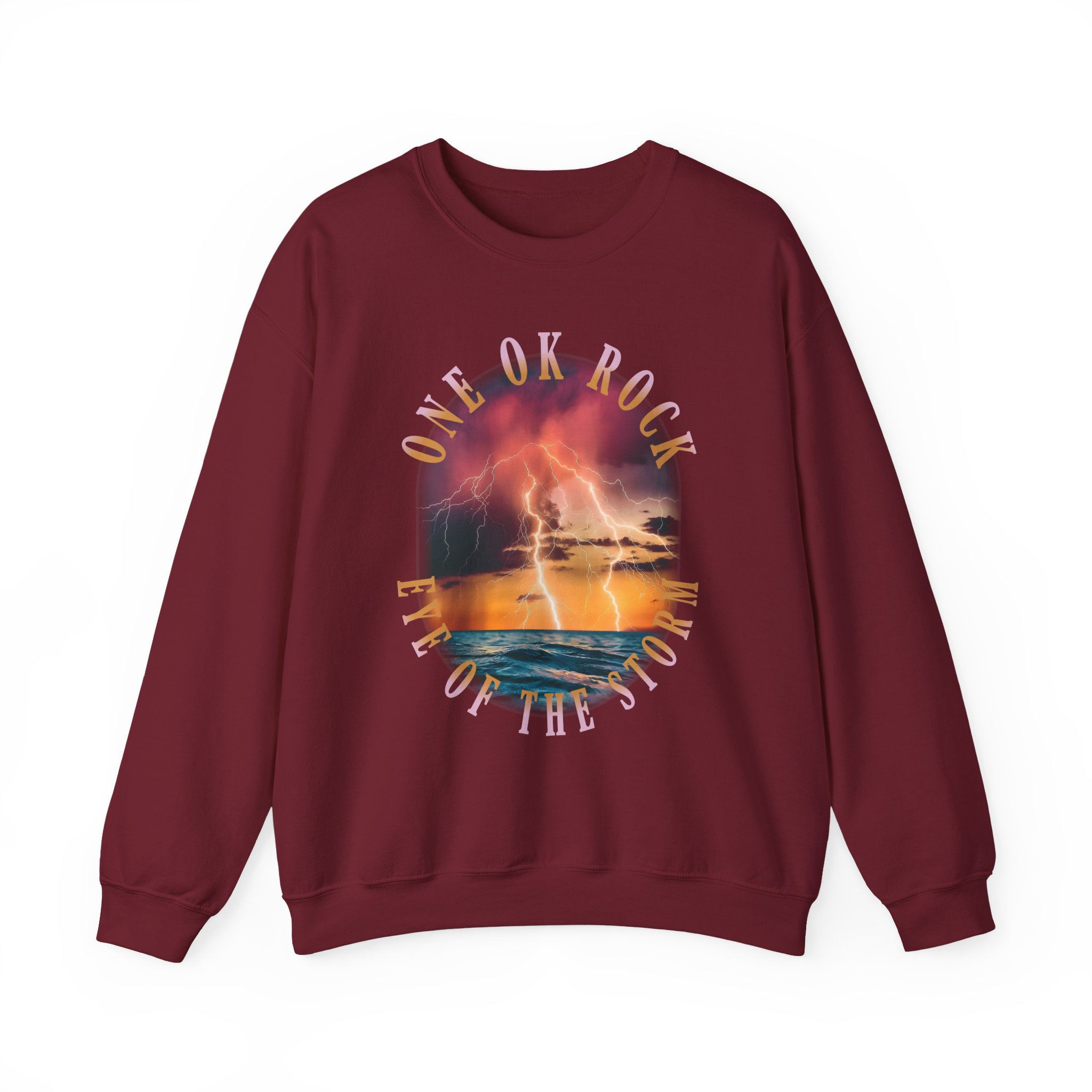 One Ok Rock Vintage Storm Unisex Heavy Blend™ Crewneck Sweatshirt - Image 13