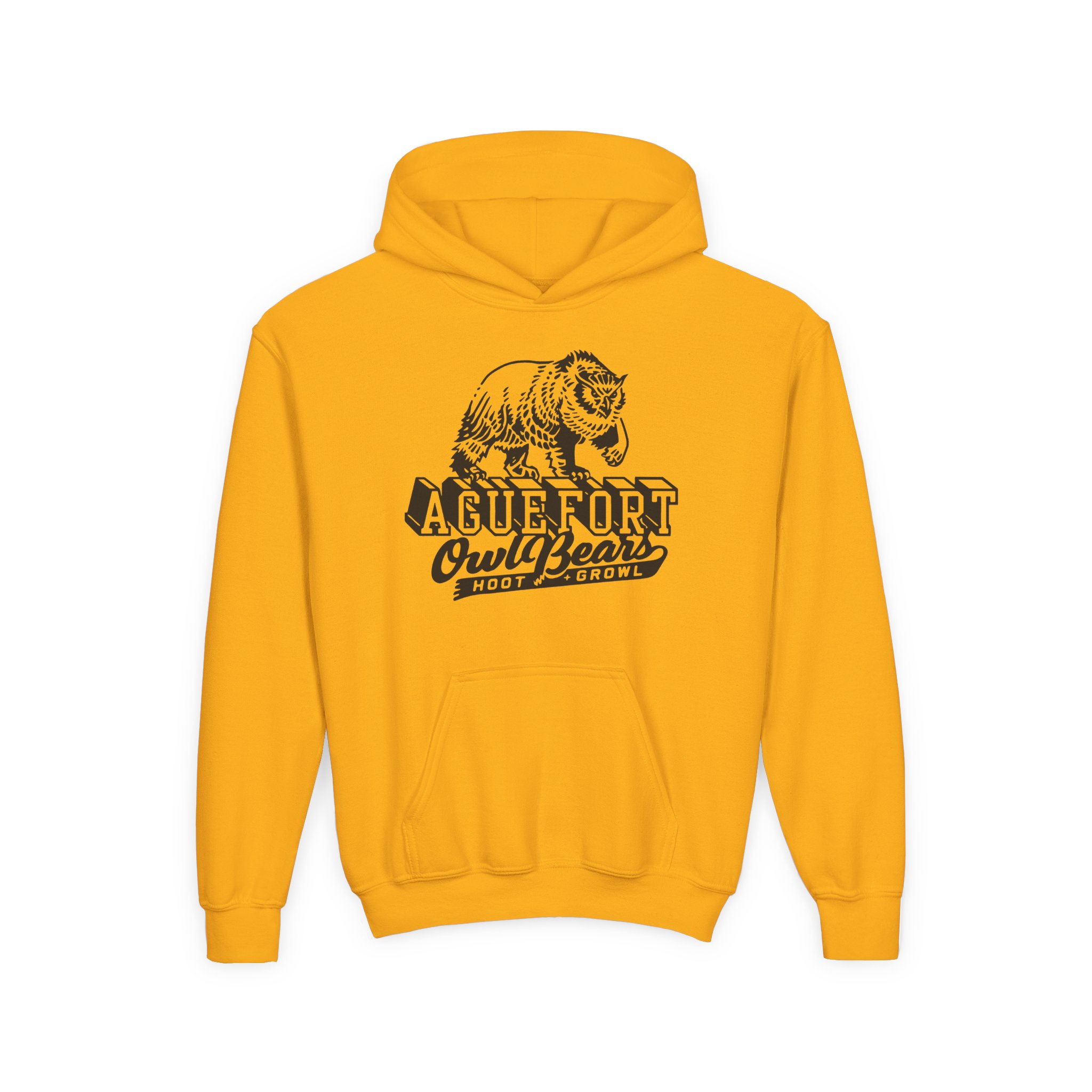 Dropout Fantasy High Owlbears Youth Heavy Blend Hooded Sweatshirt - Image 5