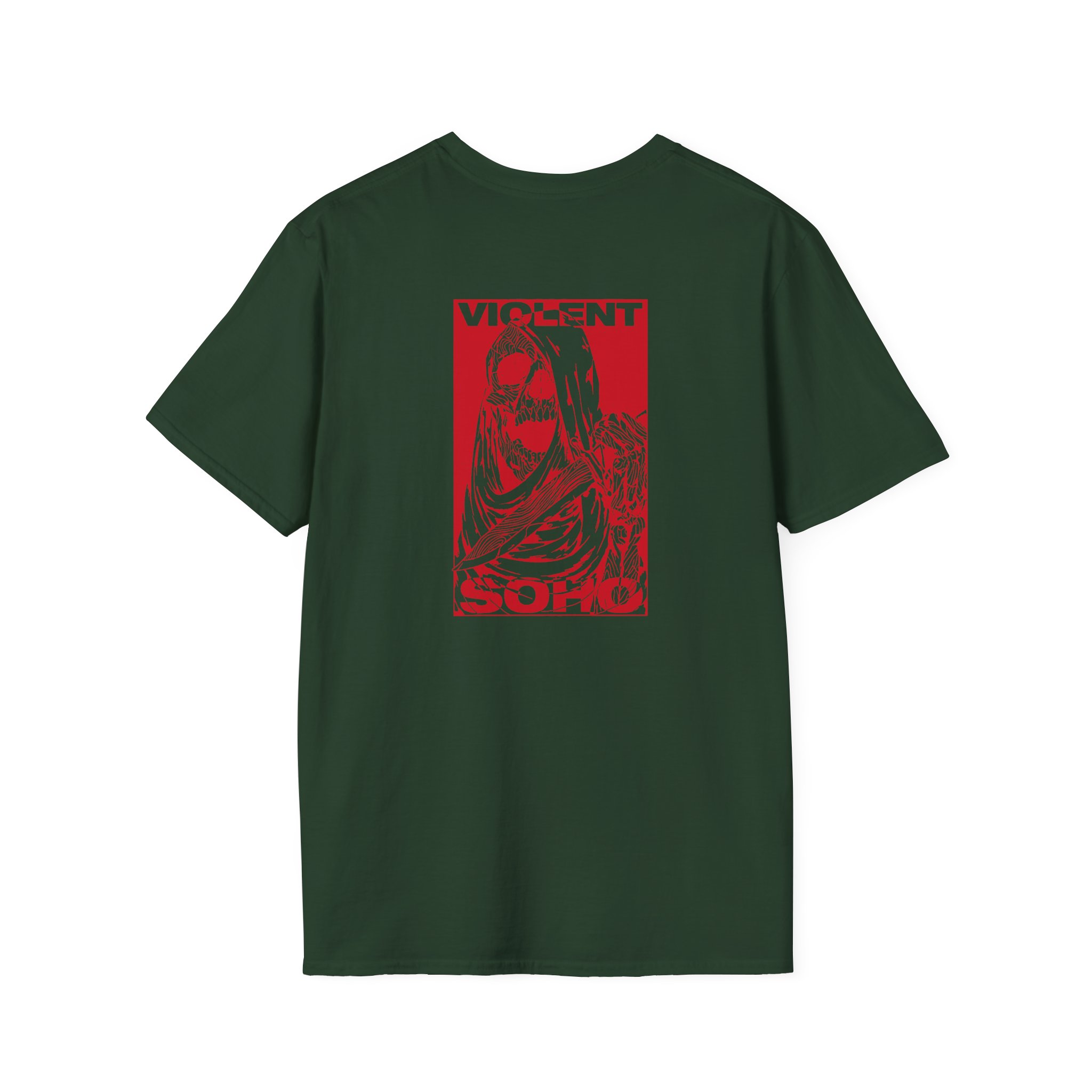 Violent Soho Skull Unisex Softstyle T-Shirt - Image 20