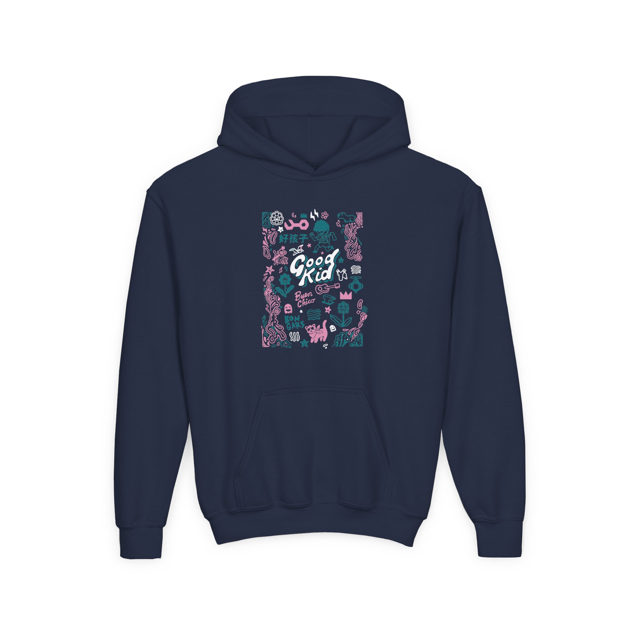 Good Kid Ep 4 Youth Heavy Blend Hooded Sweatshirt - Image 3
