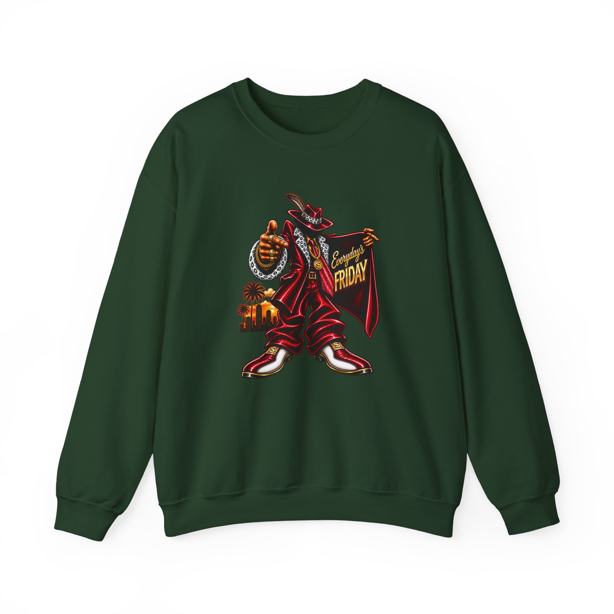 Ice Cube Pimp Unisex Heavy Blend™ Crewneck Sweatshirt - Image 7