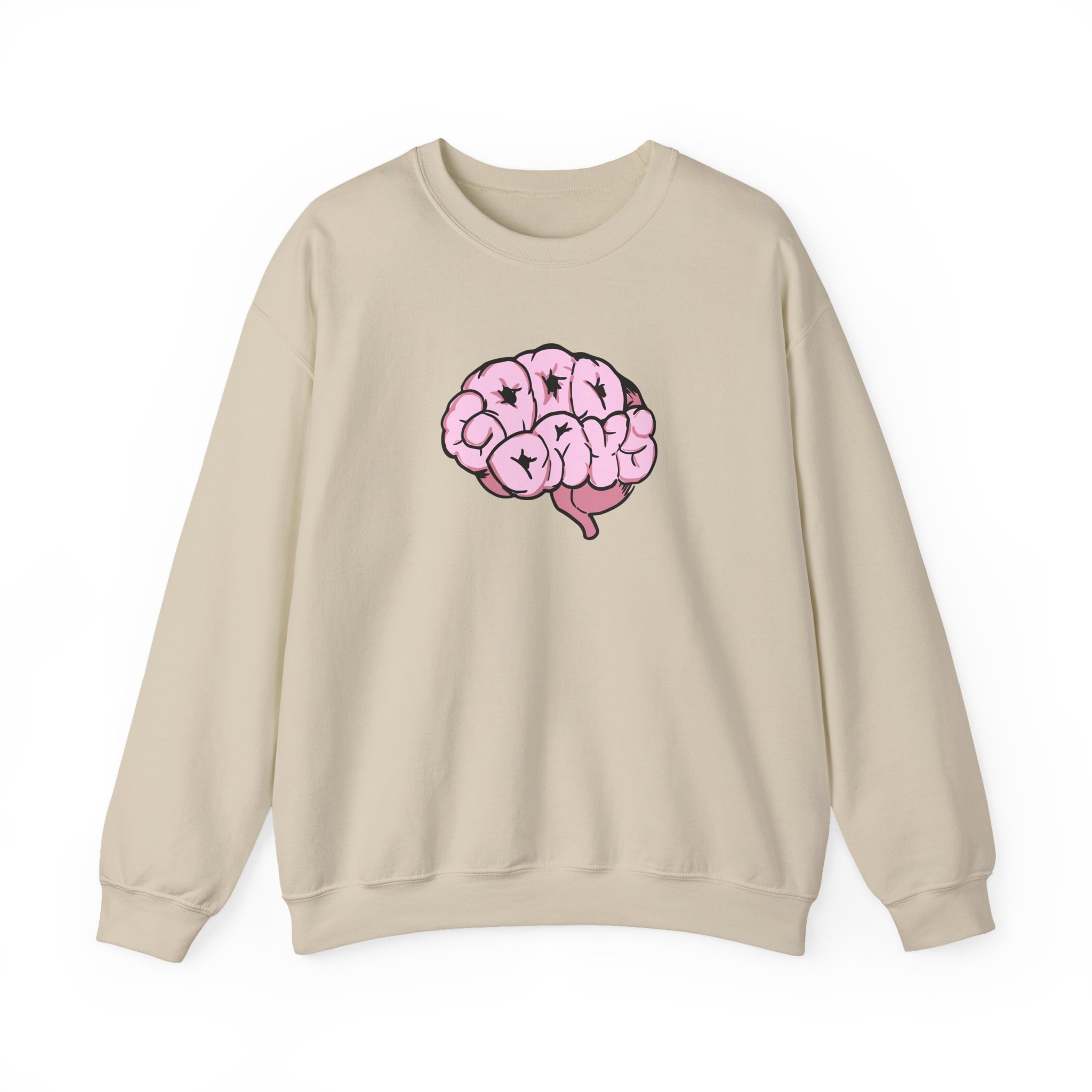 Sza Sostde 2020 Good Days Brain Unisex Heavy Blend™ Crewneck Sweatshirt - Image 7