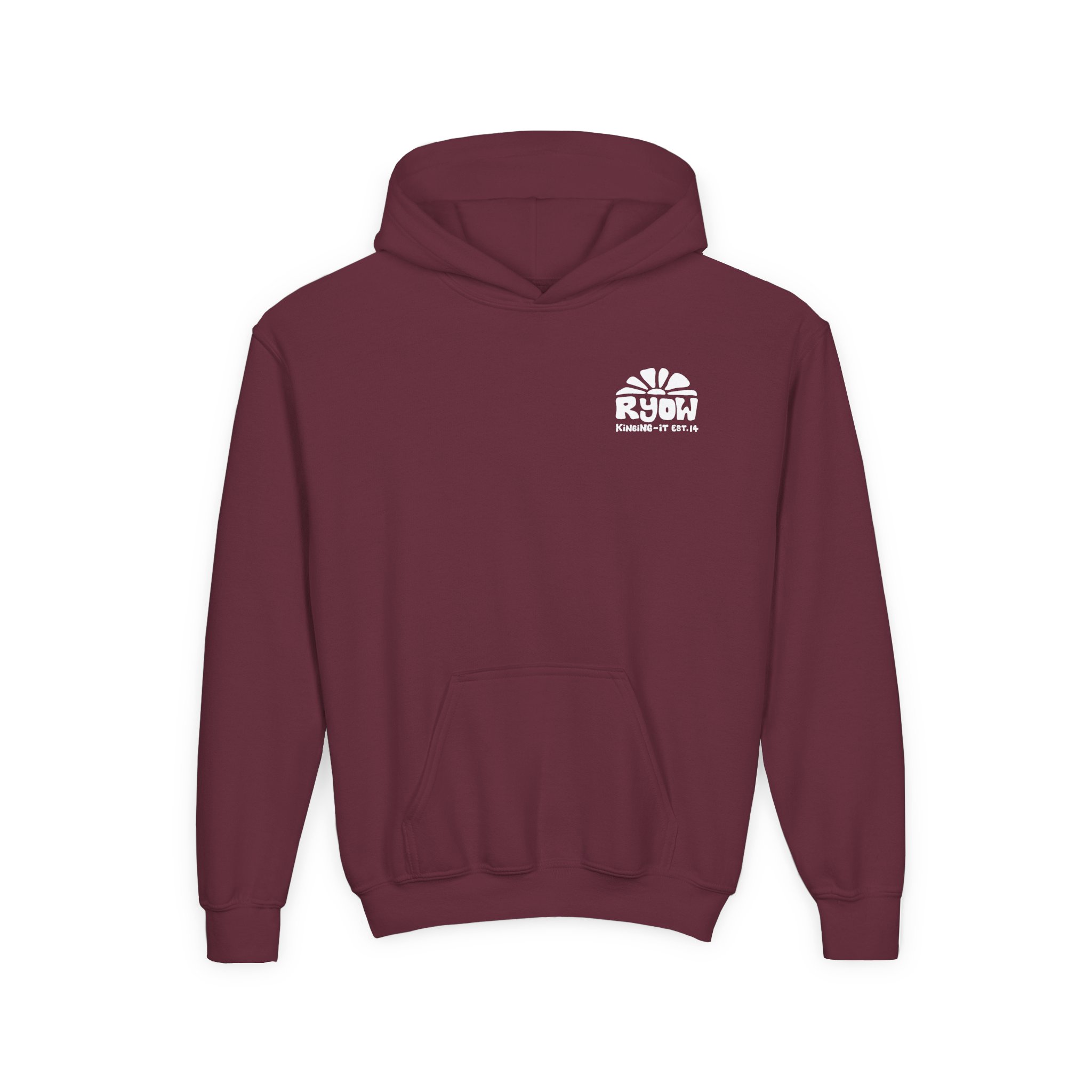 Kinging It Ryow Youth Heavy Blend Hooded Sweatshirt - Image 3