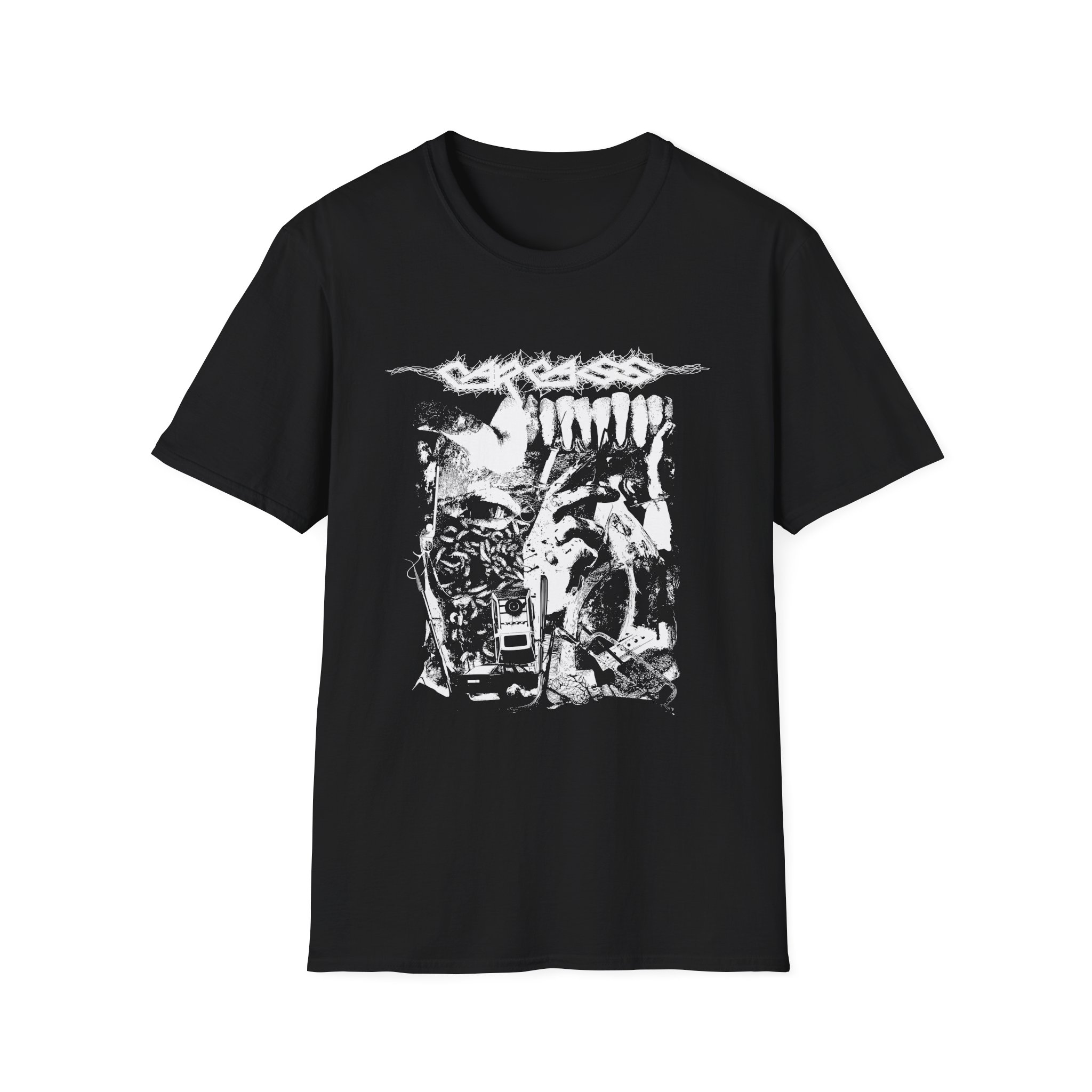 Carcass Flesh Ripping Sonic Torment Unisex Softstyle T-Shirt