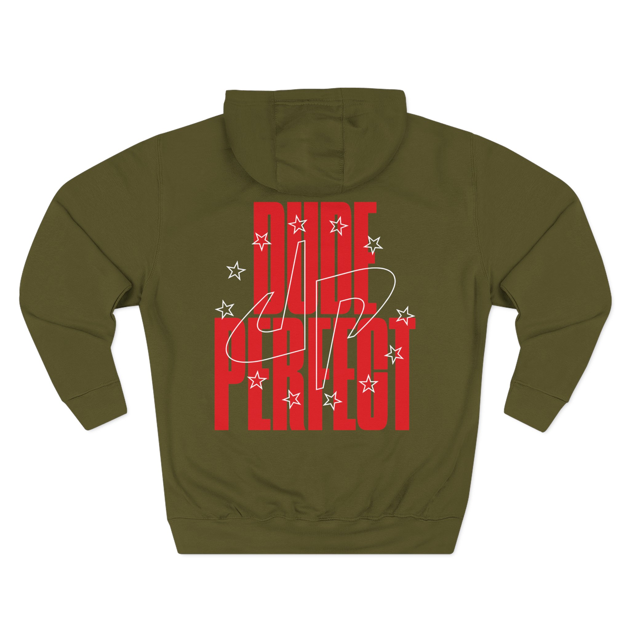 Dude Perfect All-american Three-Panel Fleece Hoodie - Image 8